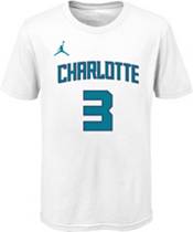 Jordan Youth Charlotte Hornets Terry Rozier III #3 Cotton White T-Shirt product image