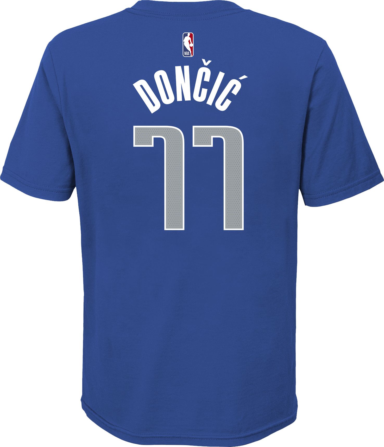 Nike Youth Dallas Mavericks Luka Doncic #77 Blue Cotton T-Shirt product image