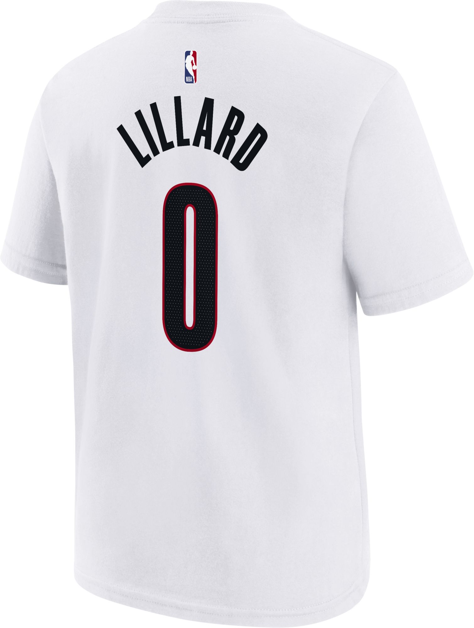 Nike Youth Portland Trail Blazers Damian Lillard #0 White T-Shirt product image