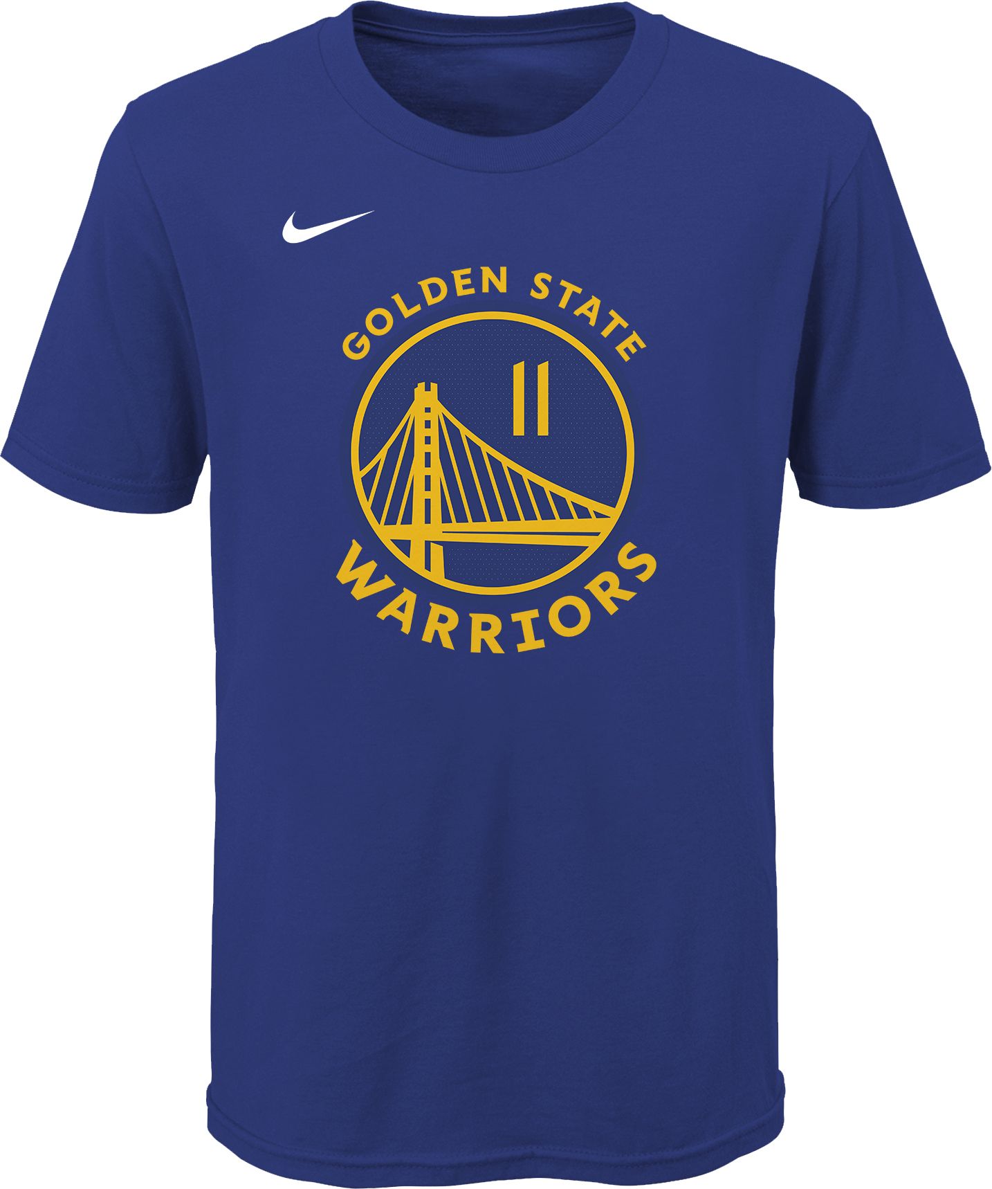 Nike Youth Golden State Warriors Klay Thompson #11 Blue Cotton T-Shirt