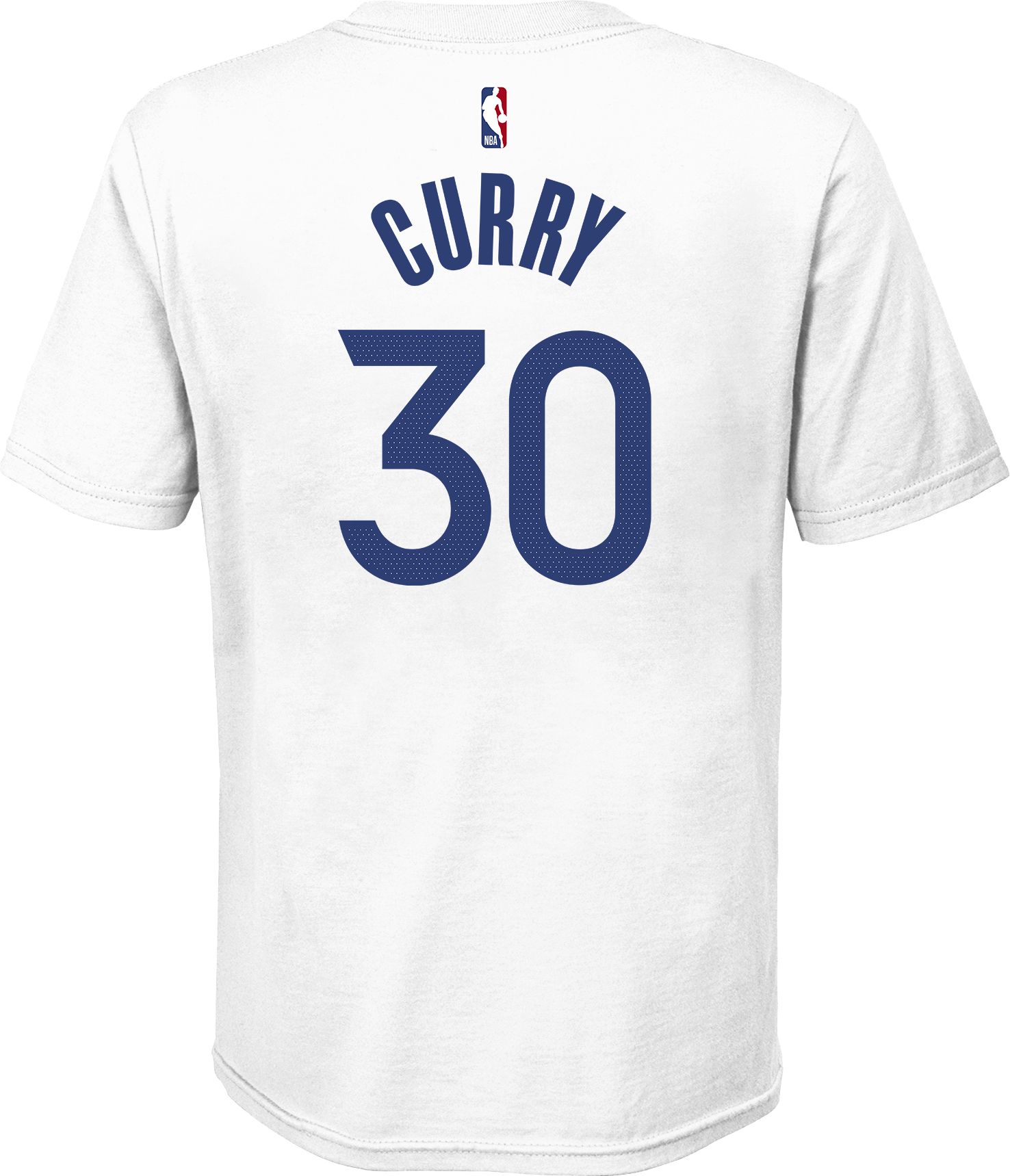 Nike Youth Golden State Warriors Steph Curry #30 Cotton White T-Shirt product image