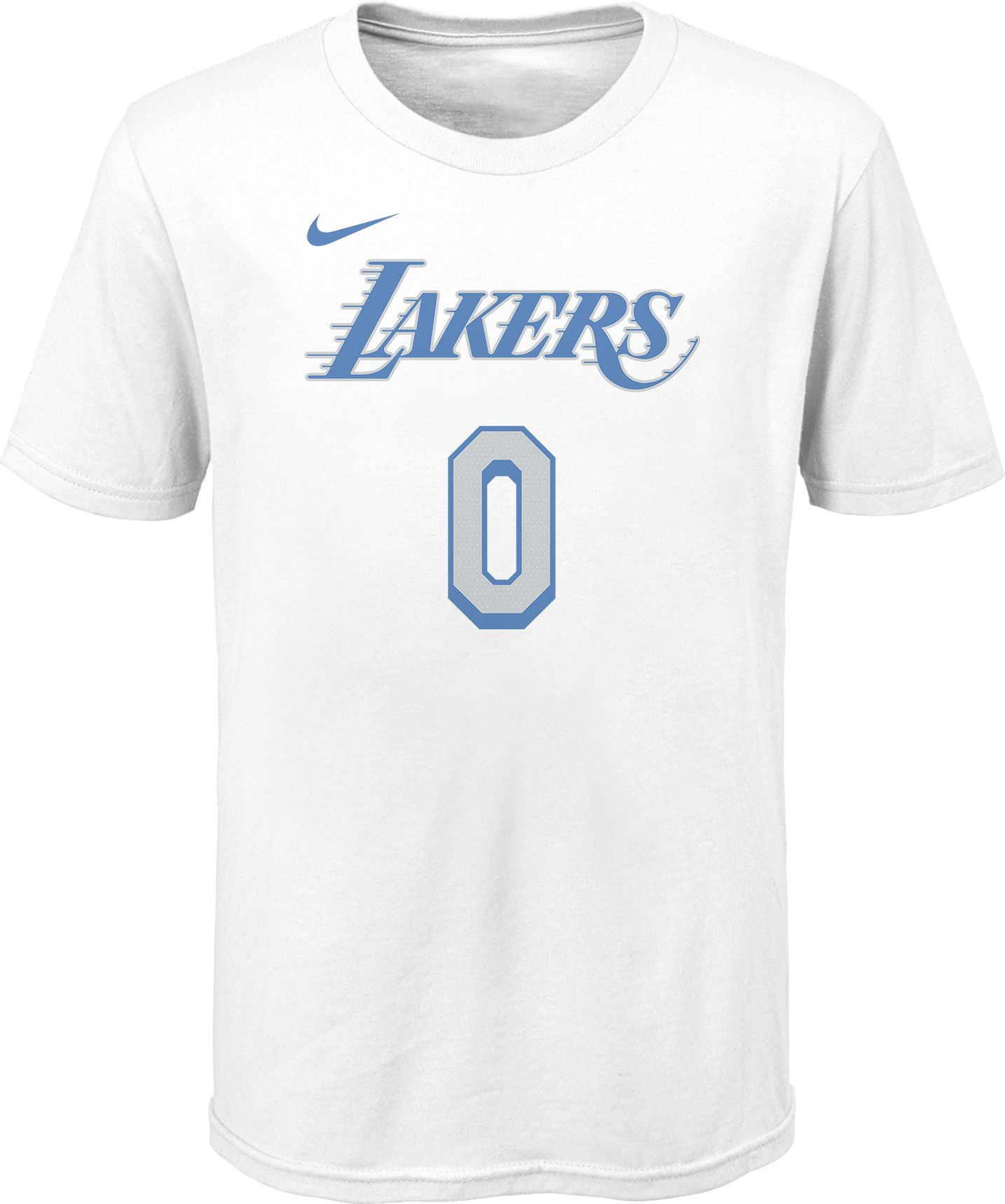 Nike Youth 2020-21 City Edition Los Angeles Lakers Kyle Kuzma #0 Cotton T-Shirt product image