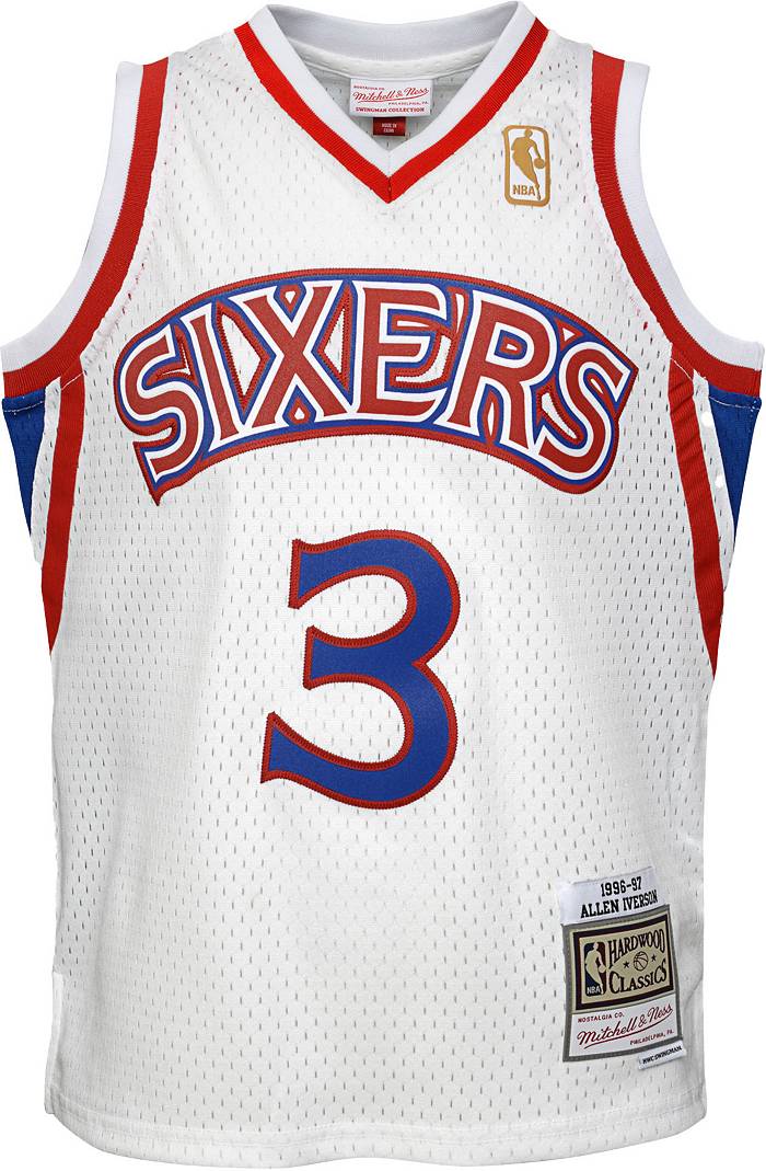 Nike Youth Philadelphia 76ers Tyrese Maxey #0 Blue Dri-FIT Swingman Jersey