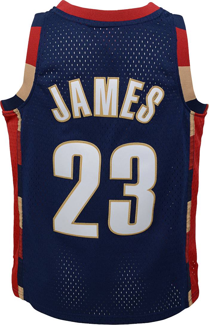 LeBron James' Navy Cleveland Cavaliers Home Opener Jersey Is Up