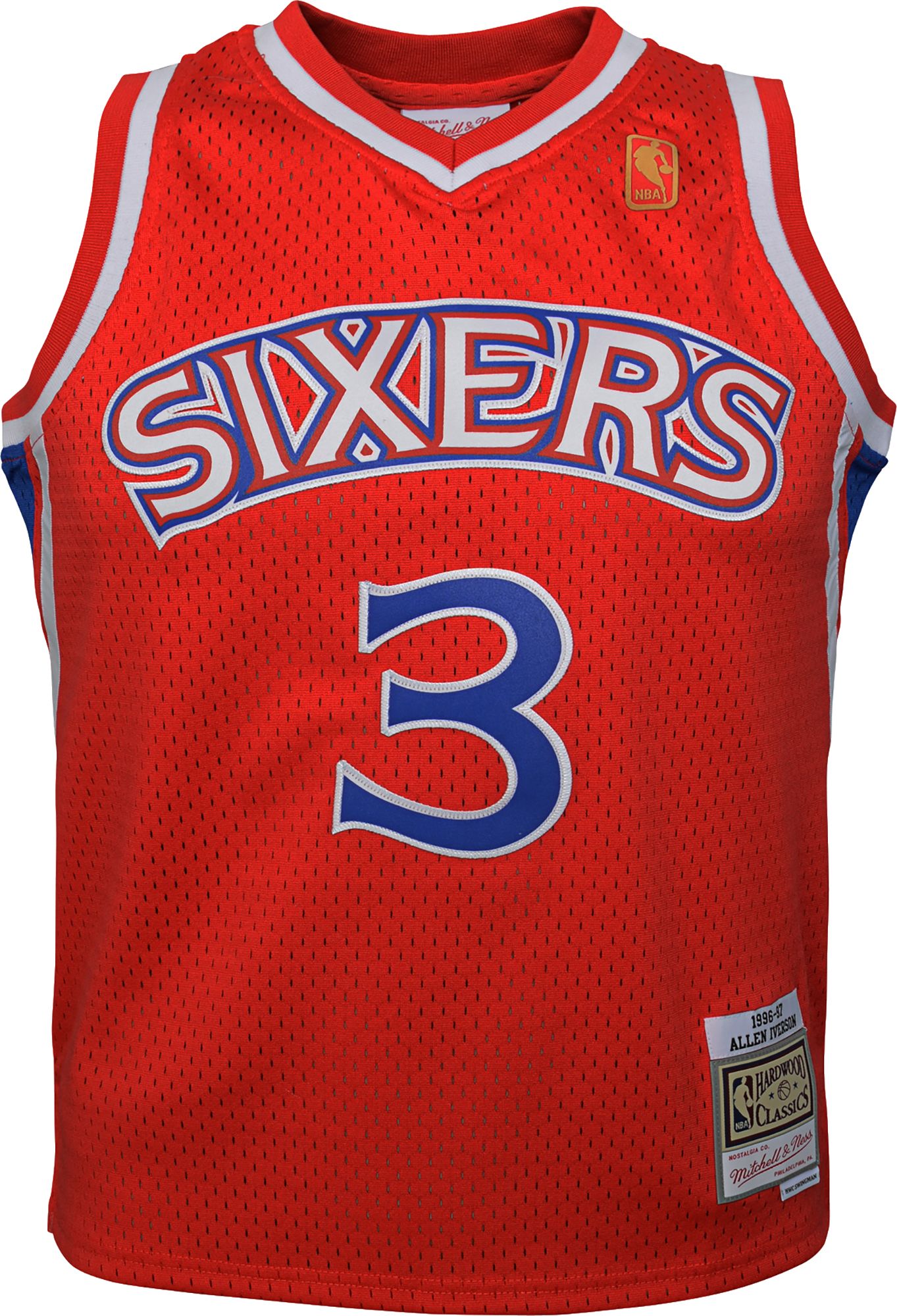 Mitchell & Ness Youth Philadelphia 76ers Allen Iverson #3 Swingman Jersey product image