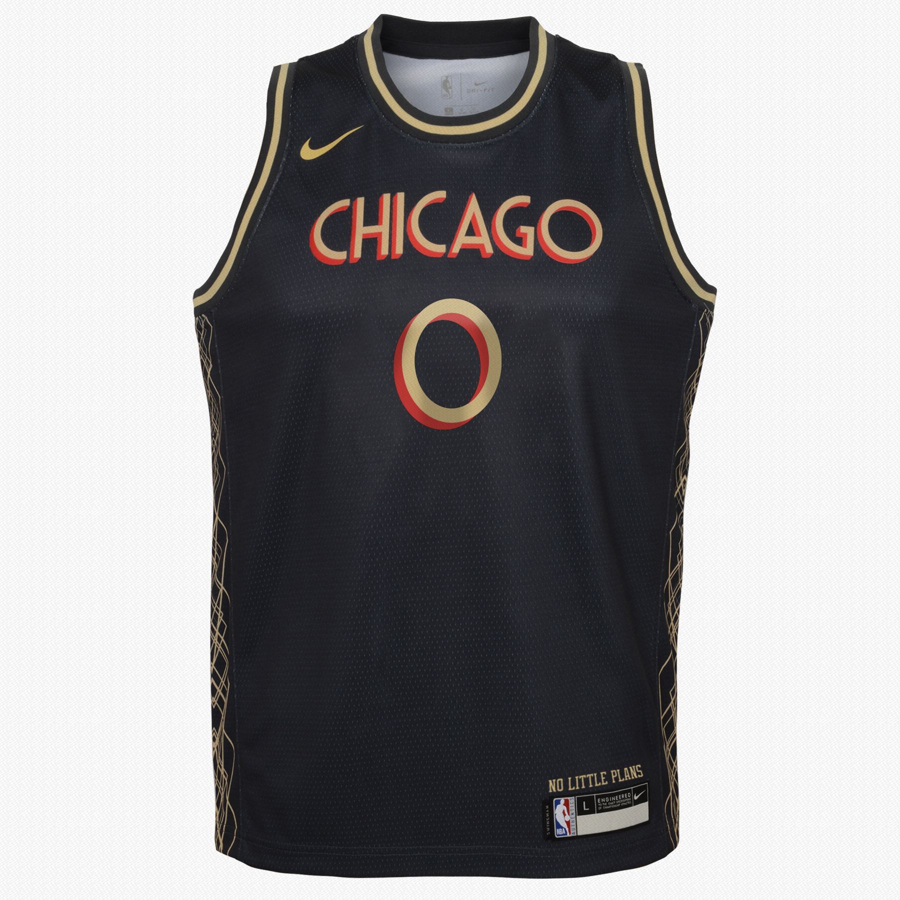 Nike Youth 2020-21 City Edition Chicago Bulls Coby White #0 Dri-FIT Swingman Jersey product image