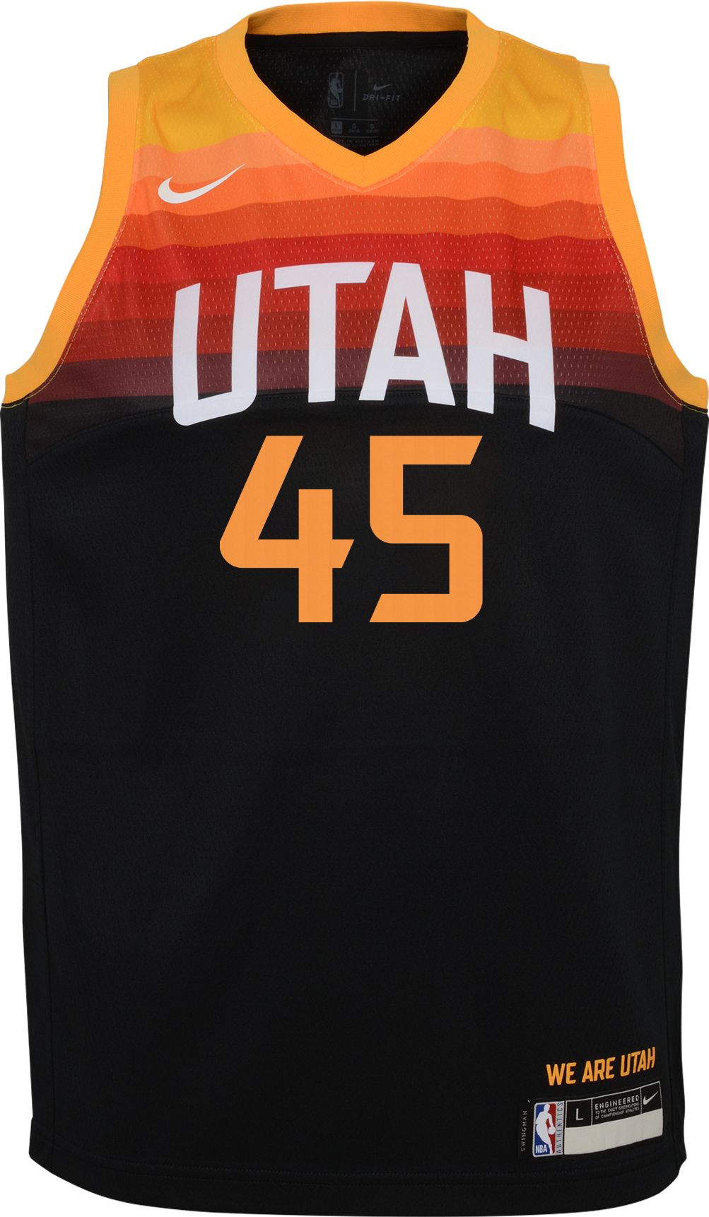 utah jazz black jersey