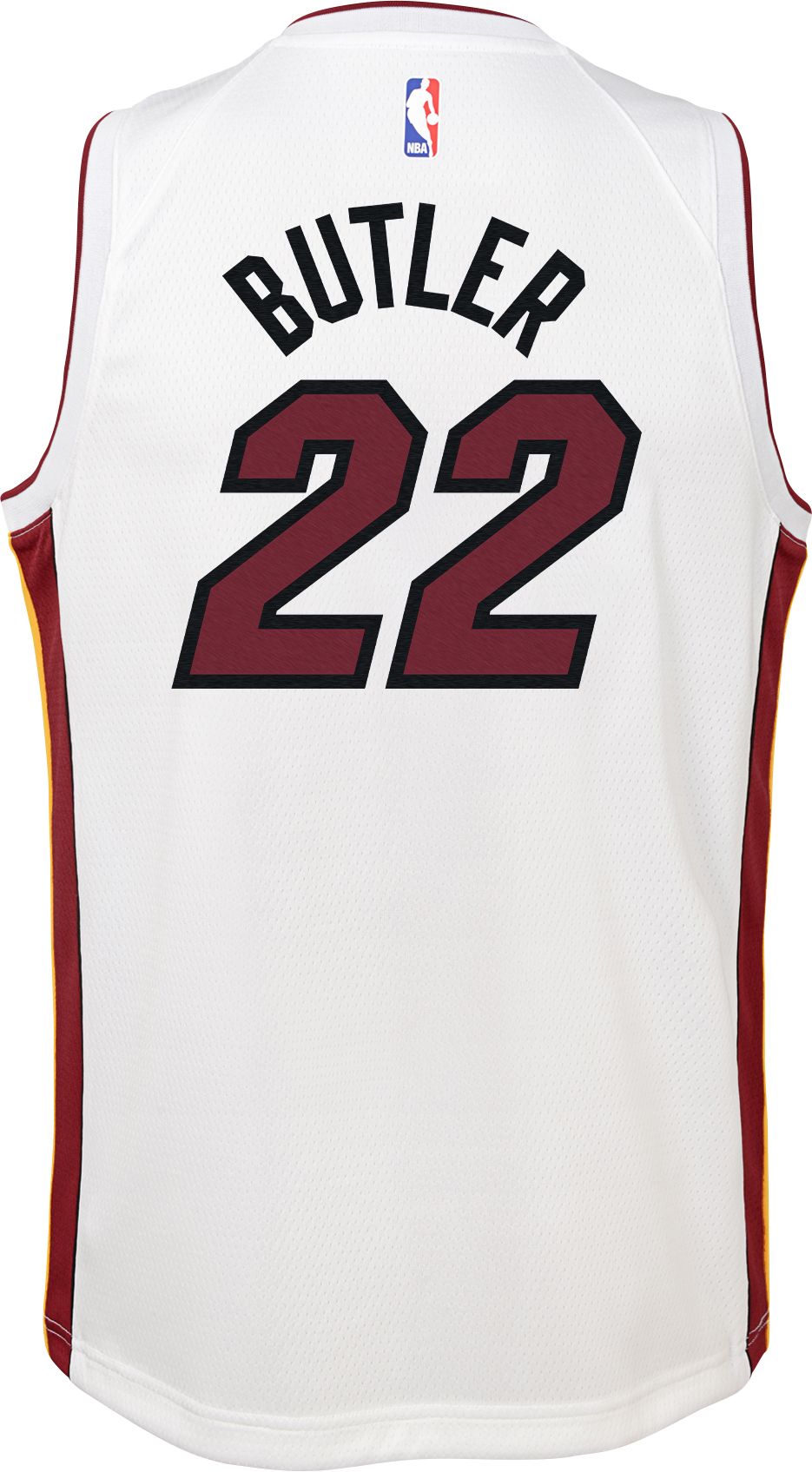 Nike Youth Miami Heat Jimmy Butler #22 White Dri-FIT Swingman Jersey product image