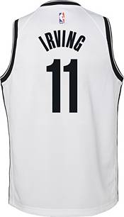 Nike Youth Brooklyn Nets Kyrie Irving #11 White Dri-FIT Swingman Jersey product image
