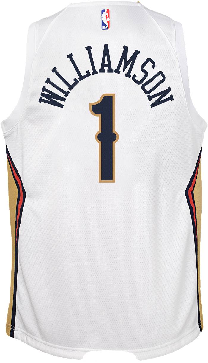 Nike Men's New Orleans Pelicans 2020/21 Swingman Jersey Association Edition - Zion Williamson - White