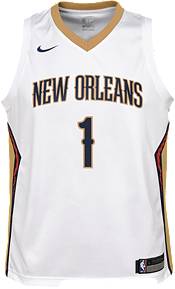 Dick's Sporting Goods Jordan Youth New Orleans Pelicans Zion Williamson #1 Red Statement T-Shirt
