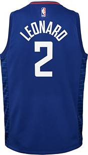 Nike Youth Los Angeles Clippers Kawhi Leonard #2 Royal Dri-FIT Icon Jersey product image