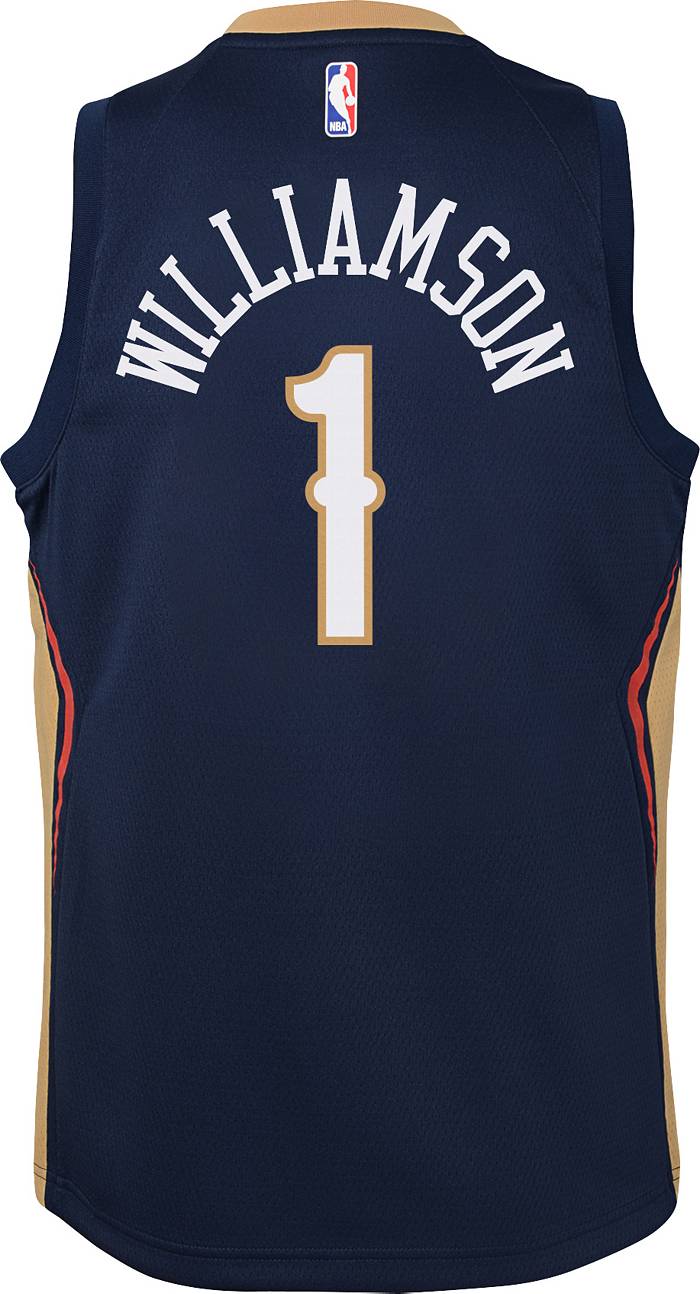 Nike Little Boys Zion Williamson New Orleans Pelicans Icon Replica Jersey - Navy