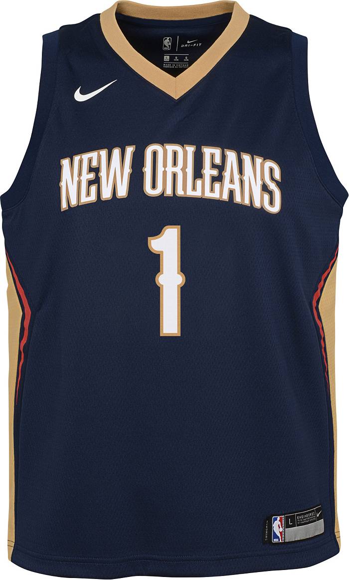 Zion Williamson New Orleans Pelicans Nike City Swingman Jersey Men's Large  NBA