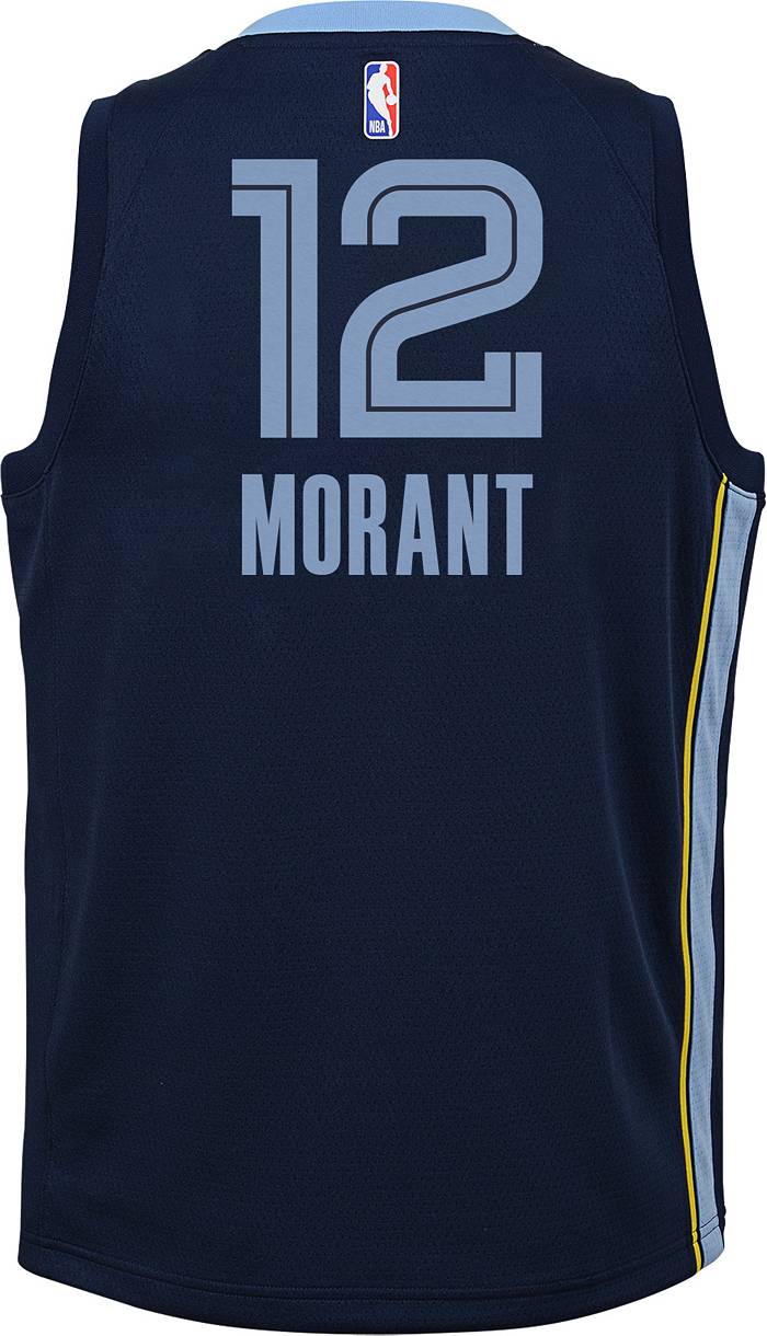 Nike Youth Memphis Grizzlies Ja Morant #12 Navy Dri-FIT Icon Jersey