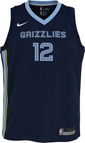 Ja Morant #12 Grizzles Turquoise On Court Replica Jersey Kids