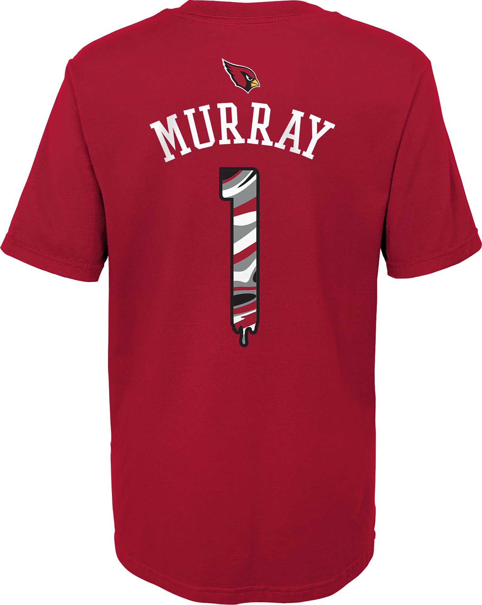 NFL Team Apparel Youth Arizona Cardinals Kyler Murray #1 Drip Red T-Shirt