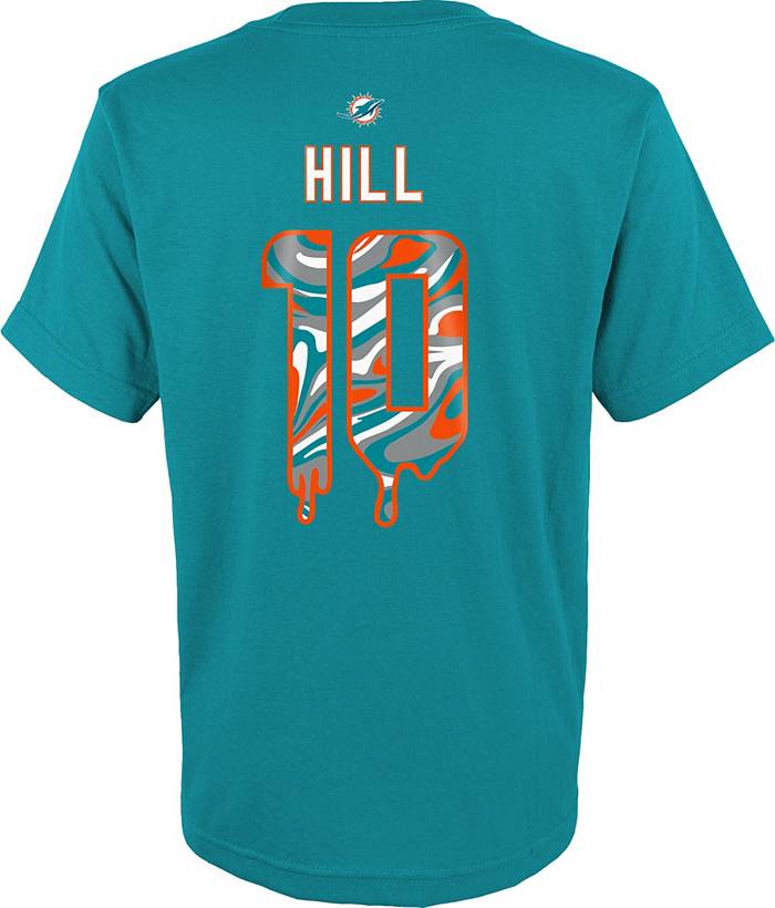 Nike Tyreek Hill Miami Dolphins Youth Game Aqua Alternate Jersey