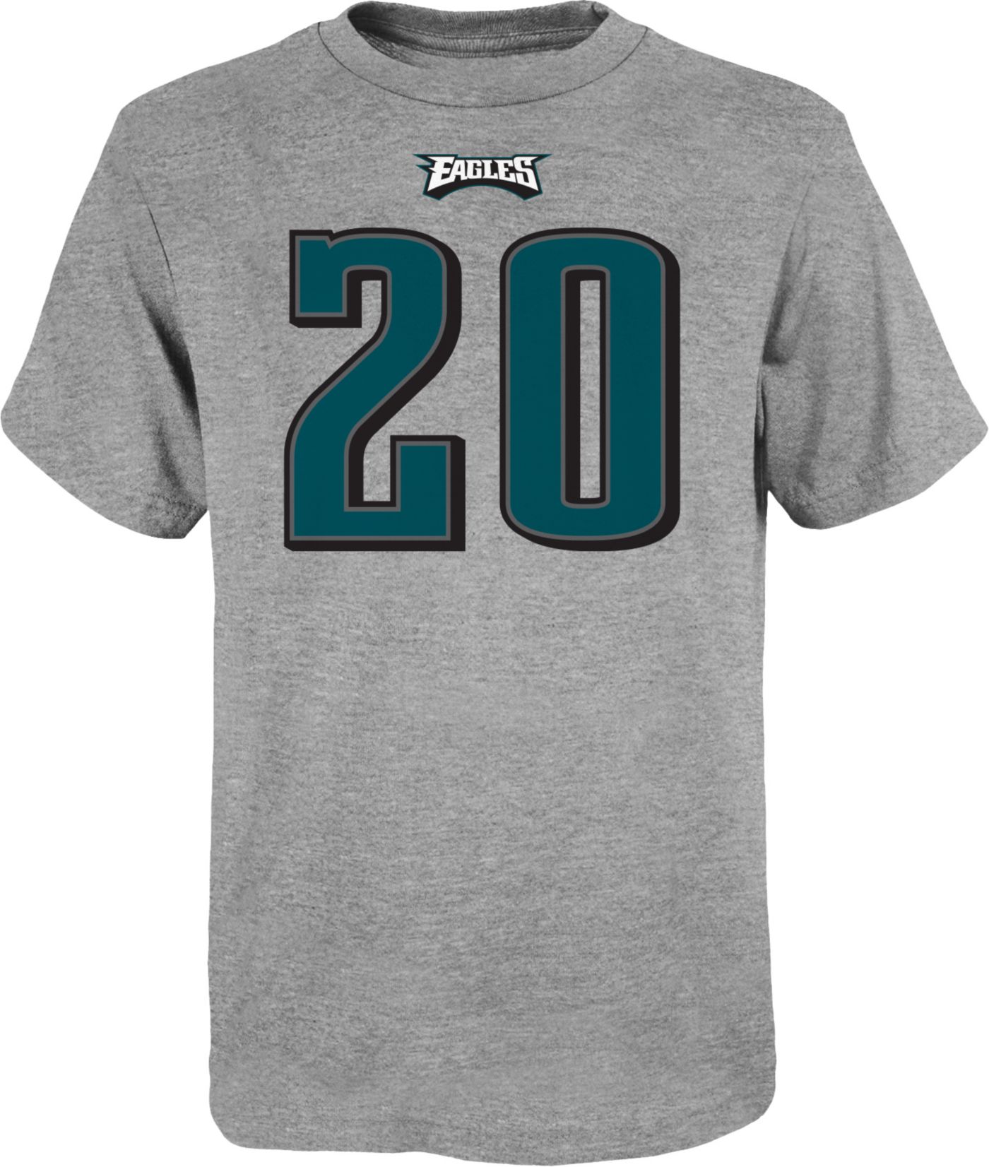 Mitchell Ness Youth Philadelphia Eagles Brian Dawkins 20 Grey T Shirt Dick s Sporting Goods