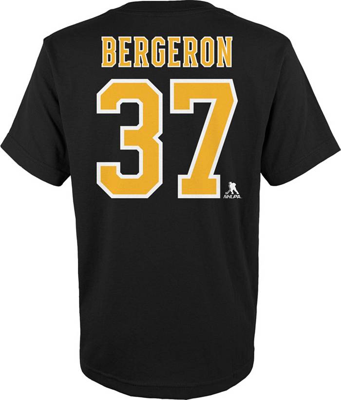 Men's Adidas Patrice Bergeron Black Boston Bruins Alternate Authentic Player Jersey