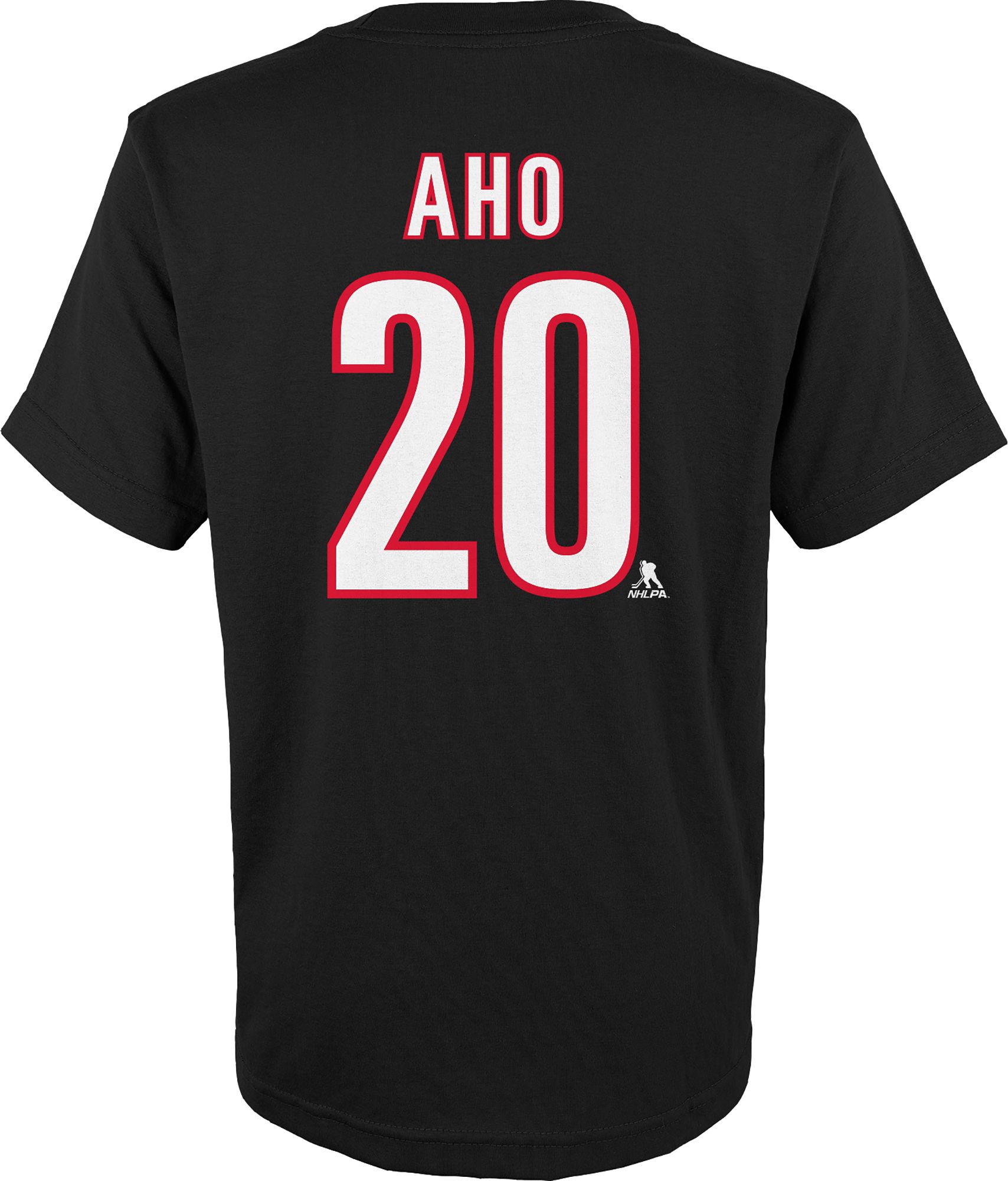 NHL Youth Carolina Hurricanes Sebastian Aho #20 Black T-Shirt product image