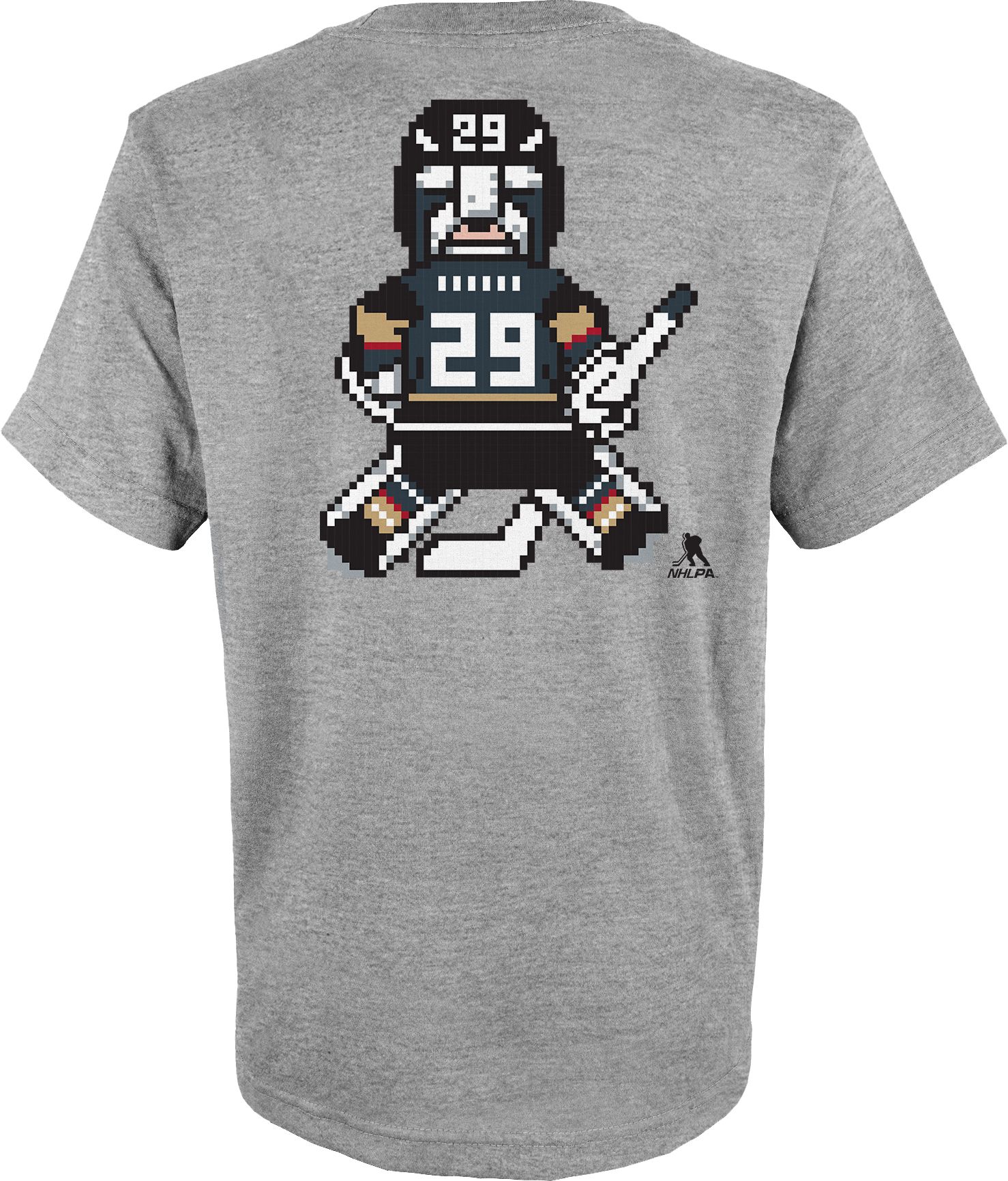 NHL Youth Las Vegas Golden Knights Marc-Andre Fleury #29 Pixel Grey T-Shirt product image