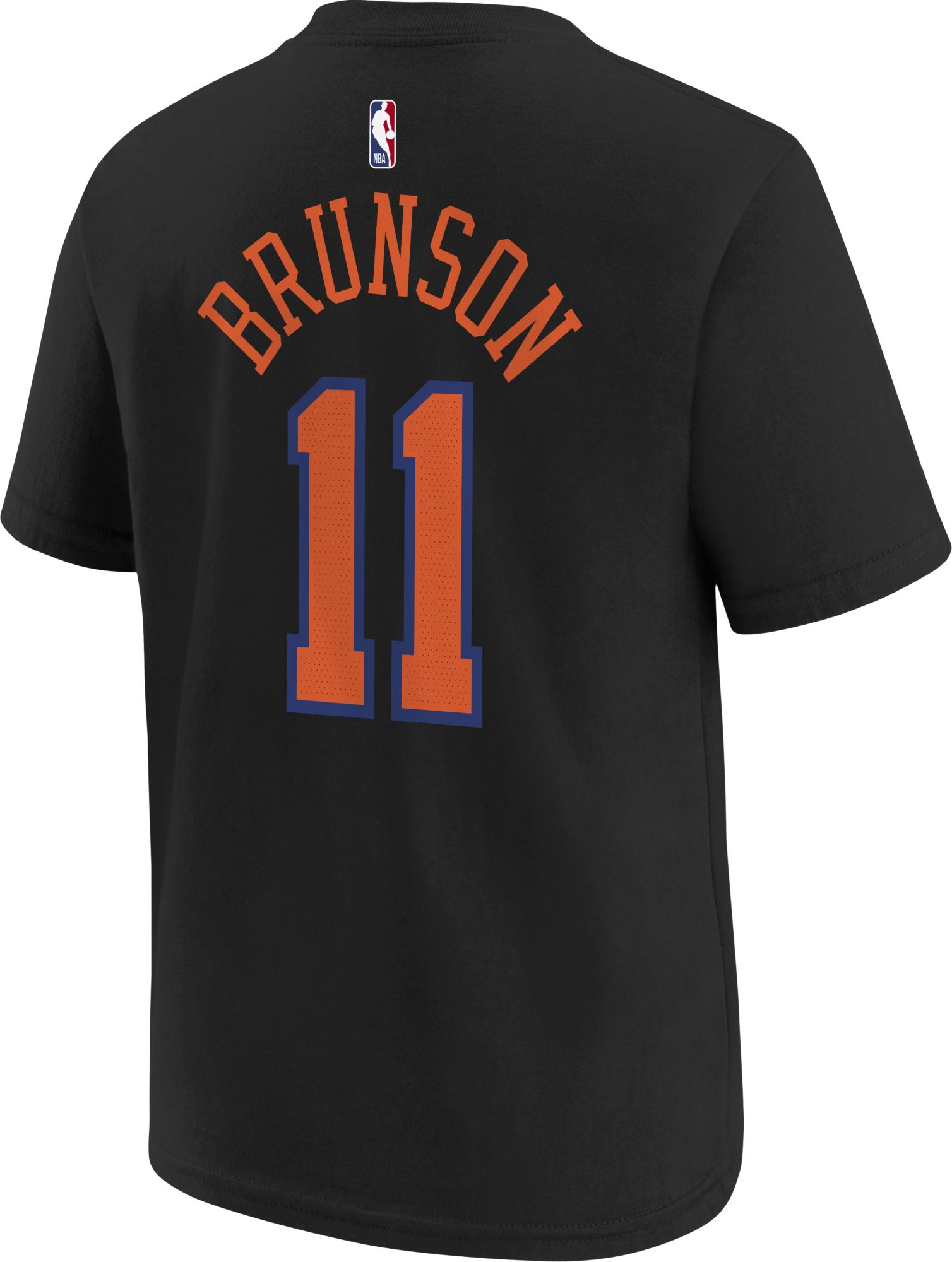Jordan Youth New York Knicks Jalen Brunson #11 Black Statement T-Shirt product image