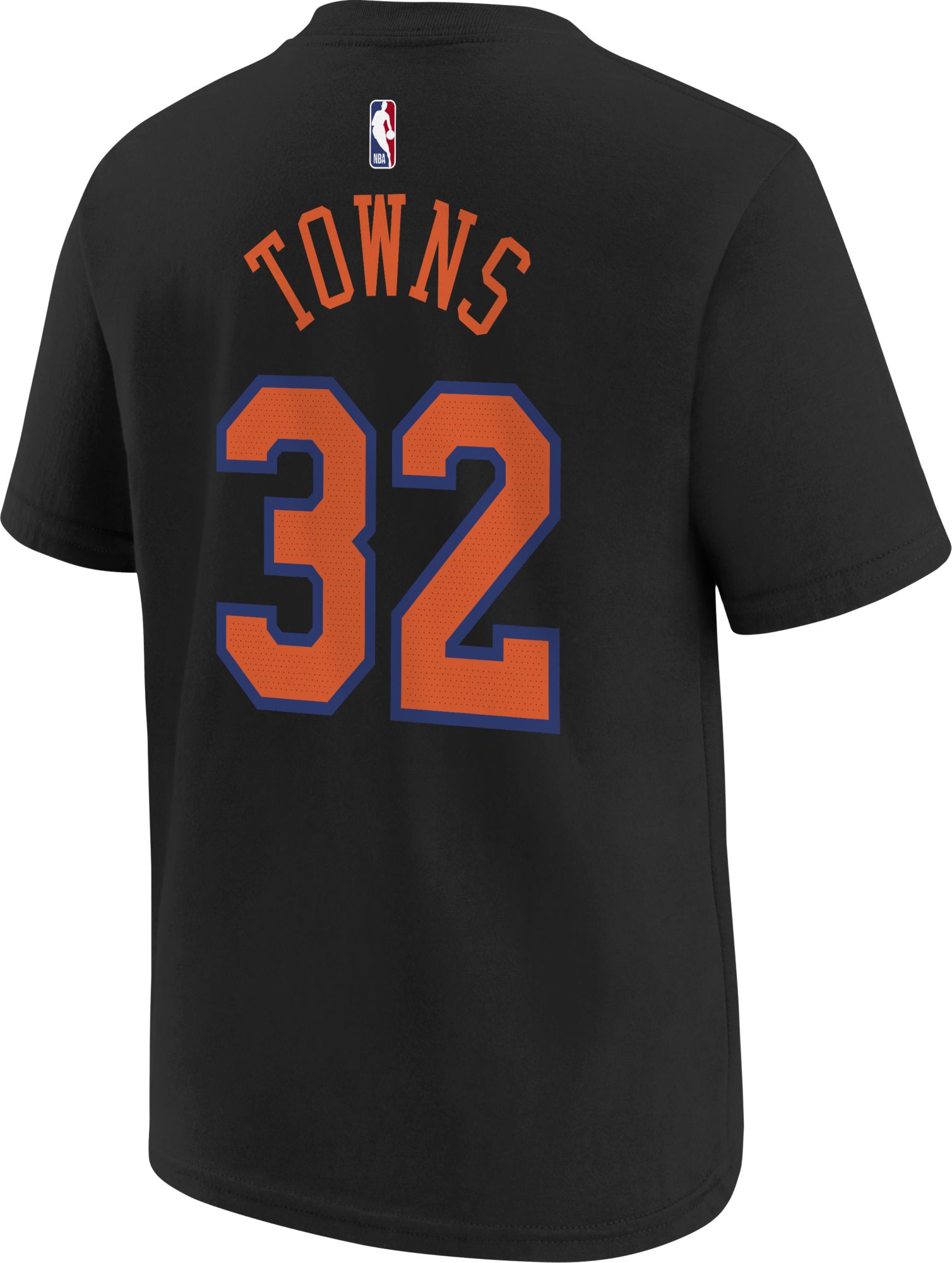 Jordan Youth New York Knicks Karl-Anthony Towns #32 Black Statement T-Shirt product image