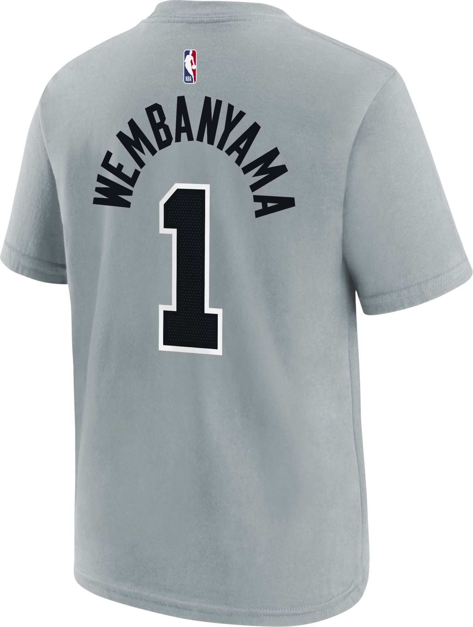 Jordan Youth San Antonio Spurs Victor Wembanyama #1 Silver Statement T-Shirt product image