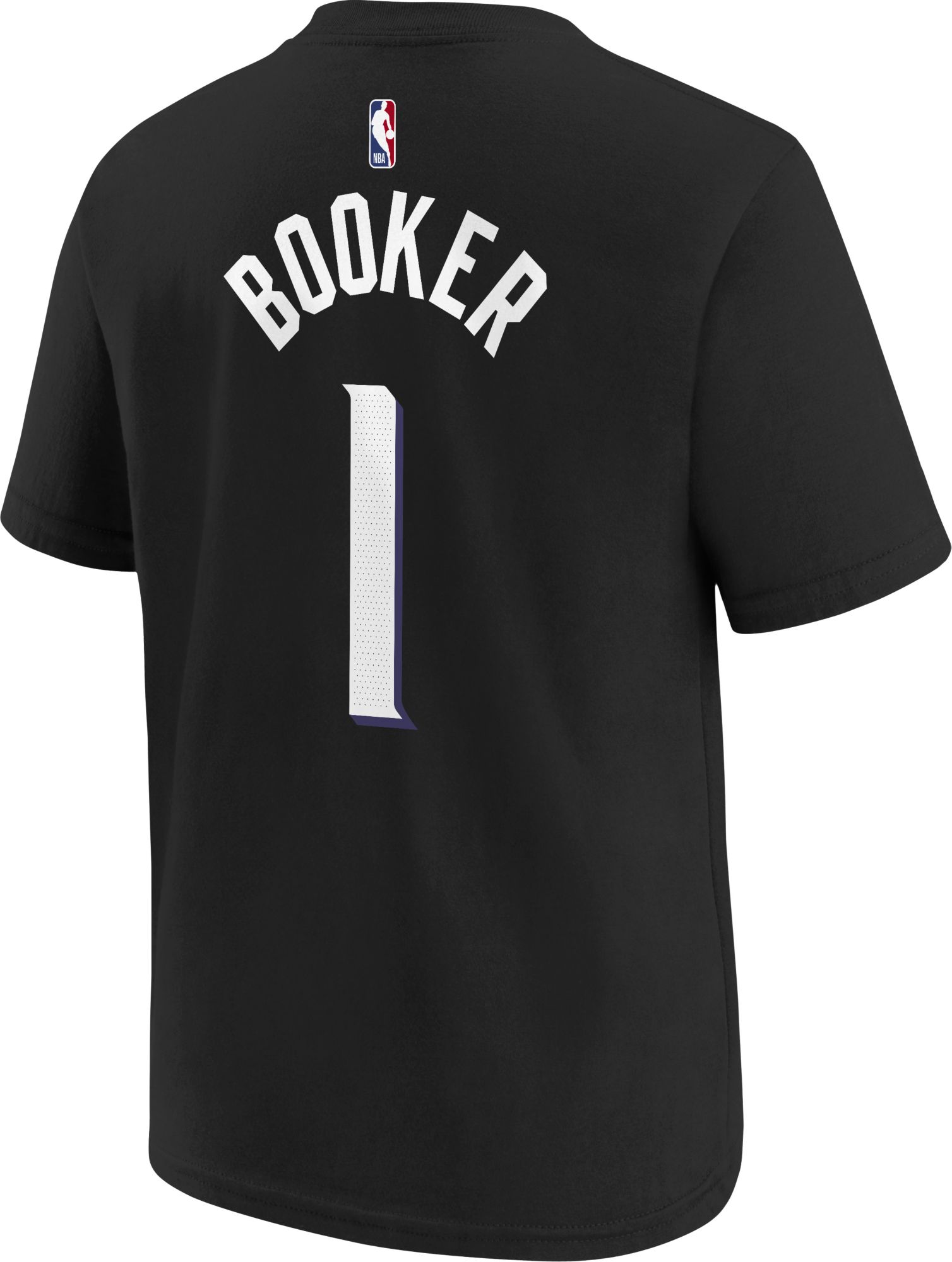 Jordan Youth Phoenix Suns Devin Booker #1 Black Statement T-Shirt product image