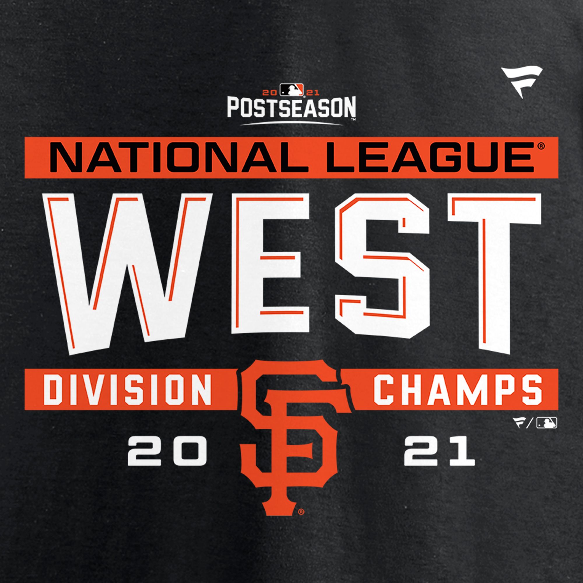 MLB Team Apparel Youth San Francisco Giants 2021 Division Champions Authentic Collection T-Shirt product image