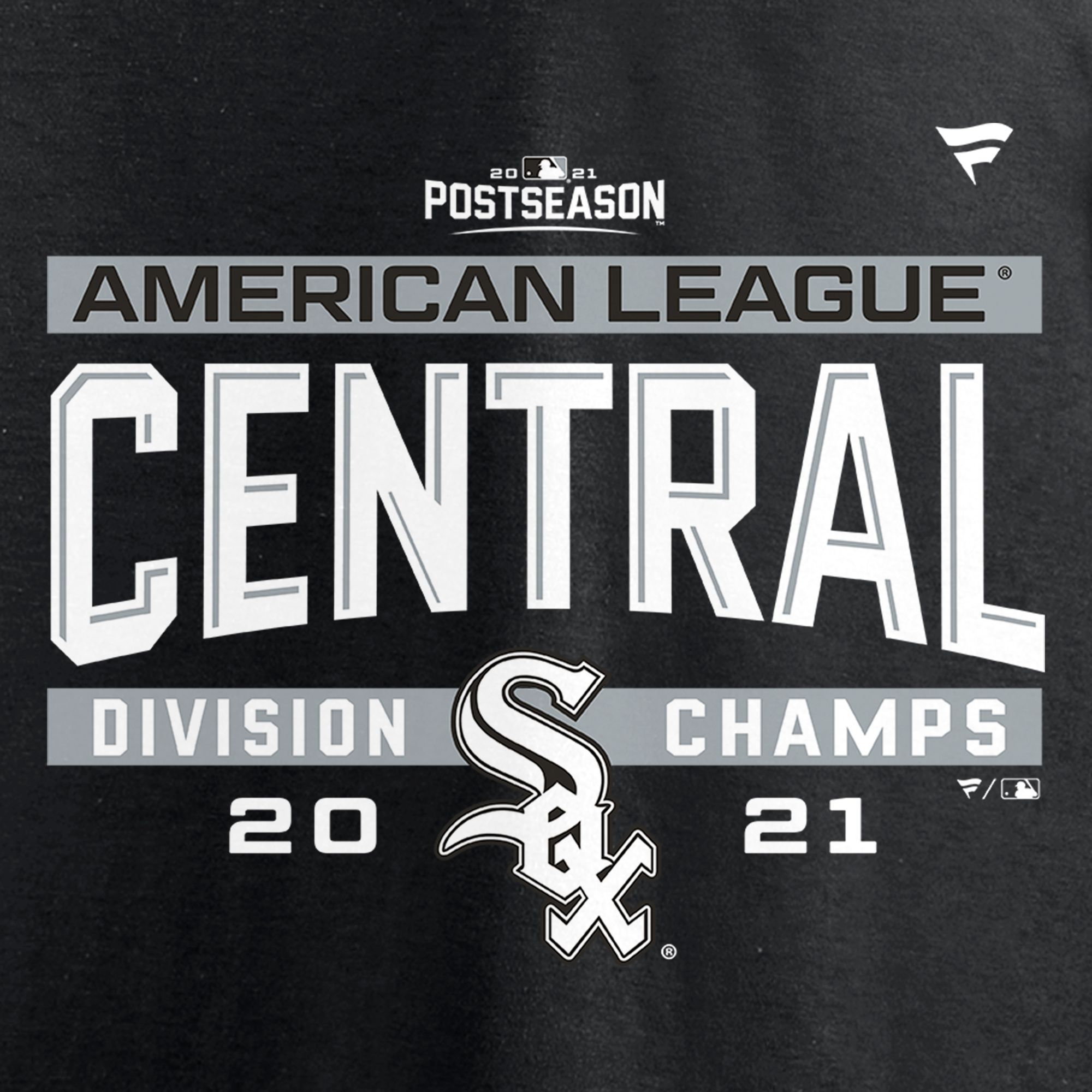 MLB Team Apparel Youth Chicago White Sox 2021 Division Champions Authentic Collection T-Shirt product image