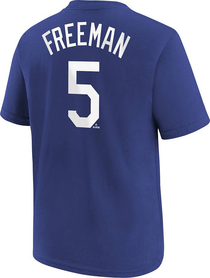 Youth Majestic Freddie Freeman White Atlanta Braves Official Cool Base  Player Jersey