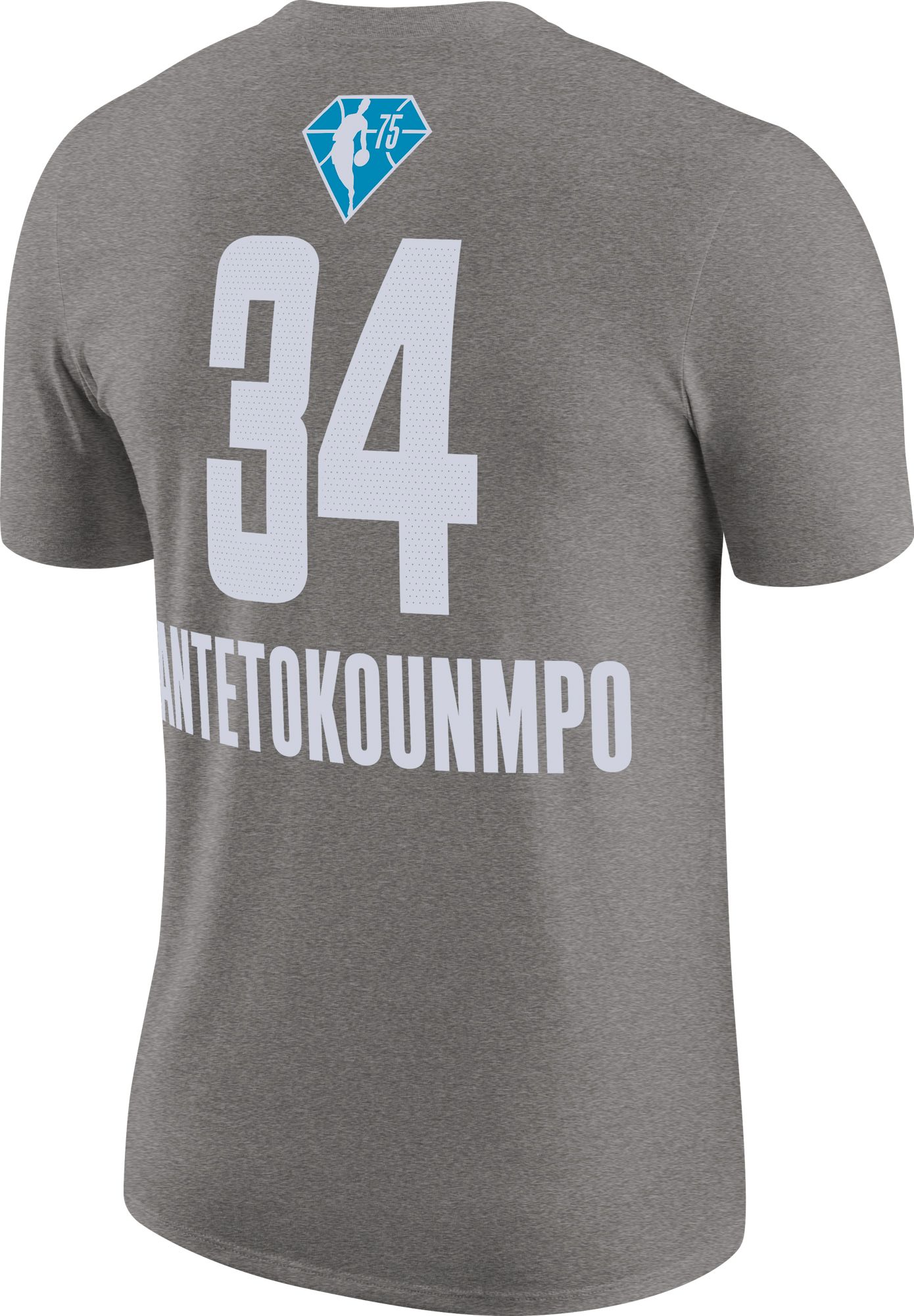 Jordan Youth 2022 NBA All-Star Game Giannis Antetokounmpo #34 Grey T-Shirt product image
