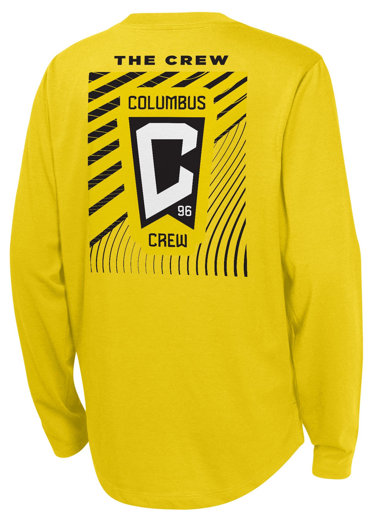 MLS Youth Columbus Crew Maestro Yellow Long Sleeve T-Shirt product image