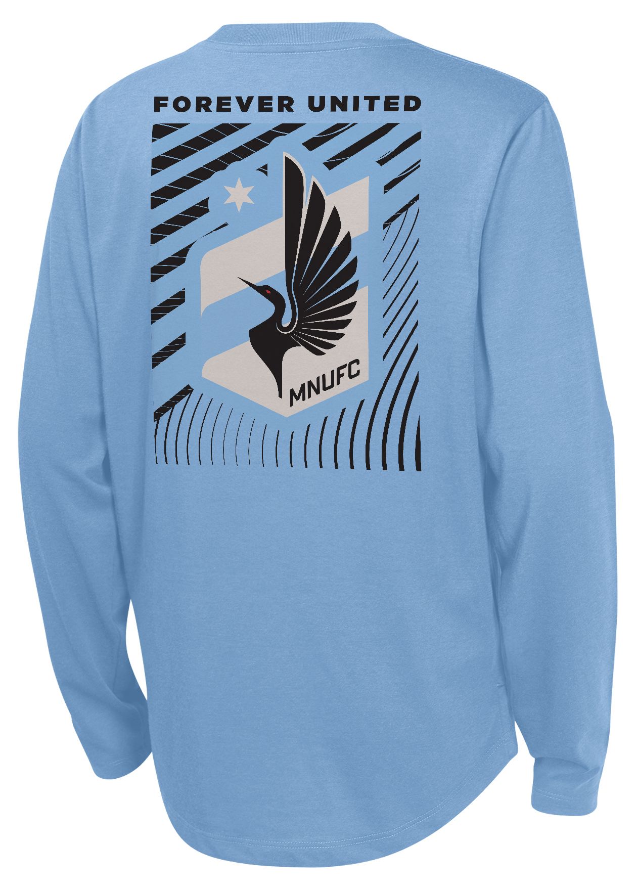 MLS Youth Minnesota United FC Maestro Grey Long Sleeve T-Shirt product image