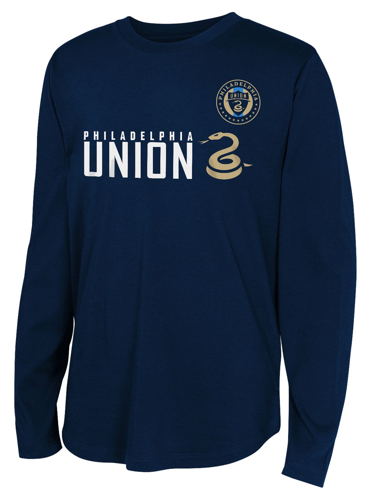 MLS Youth Philadelphia Union Maestro Navy Long Sleeve T-Shirt product image