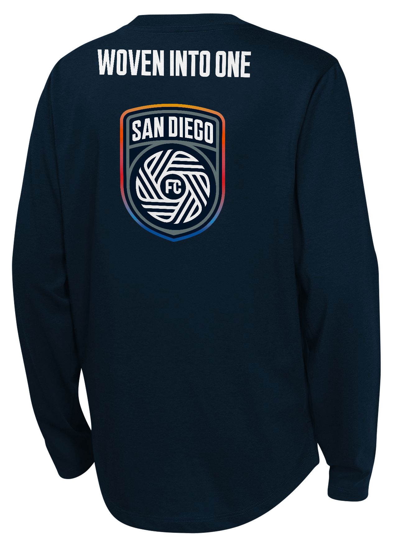 MLS Youth San Diego FC Maestro Navy Long Sleeve T-Shirt product image