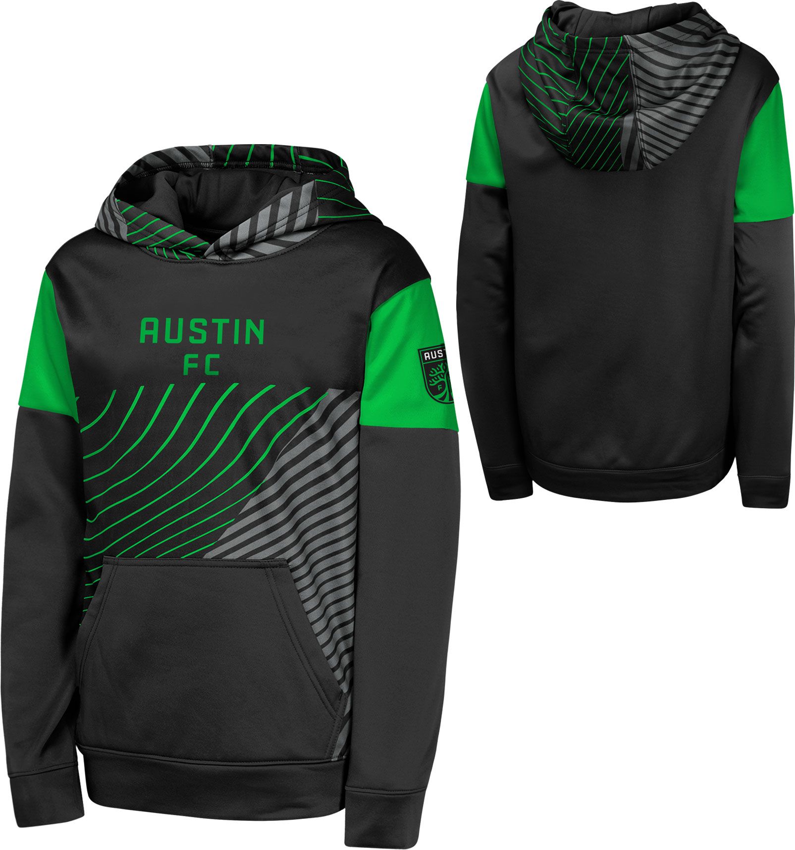 MLS Youth Austin FC Black Unbeat Pullover Hoodie product image