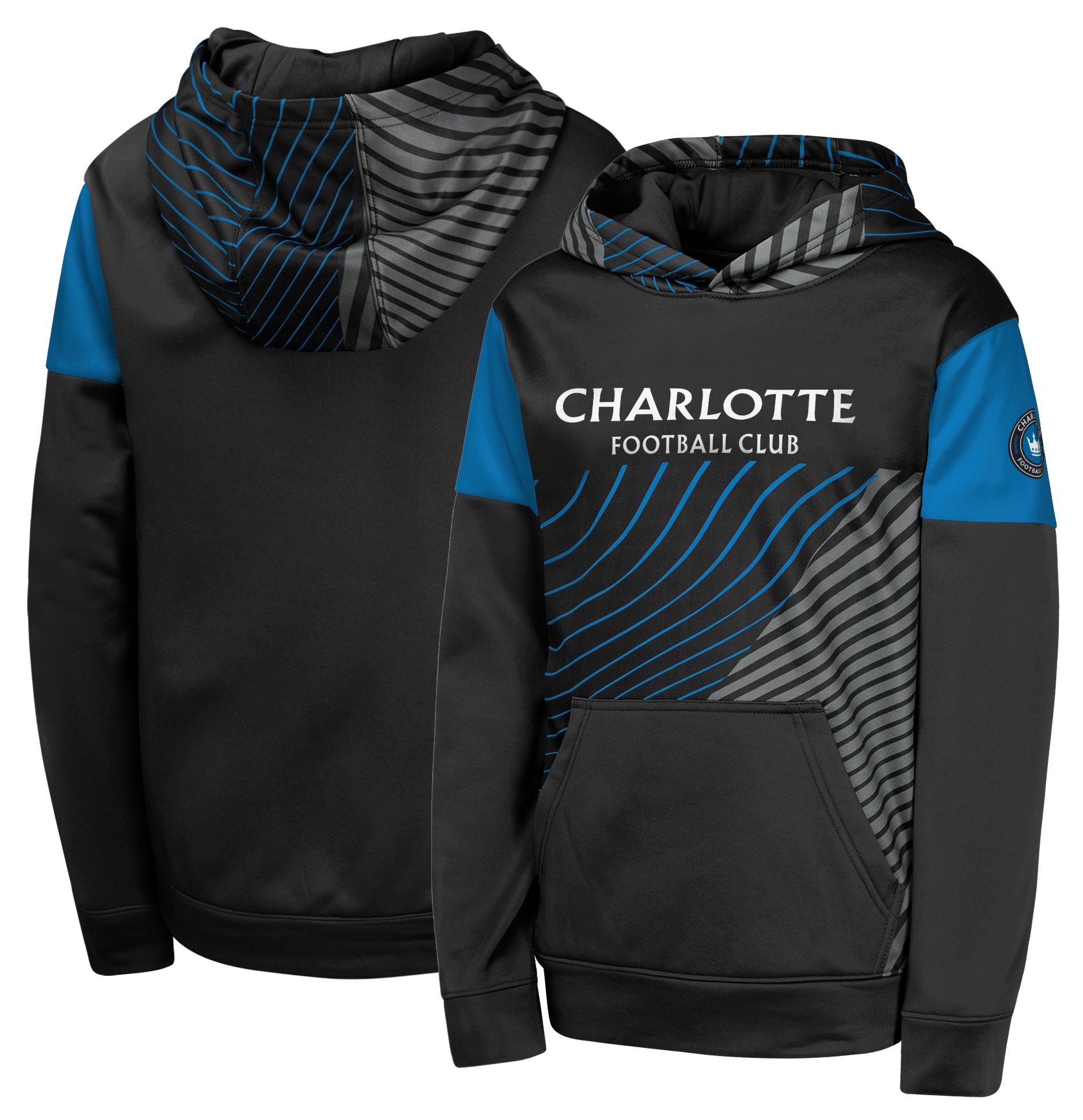 MLS Youth Charlotte FC Unbeaten Black Hoodie product image