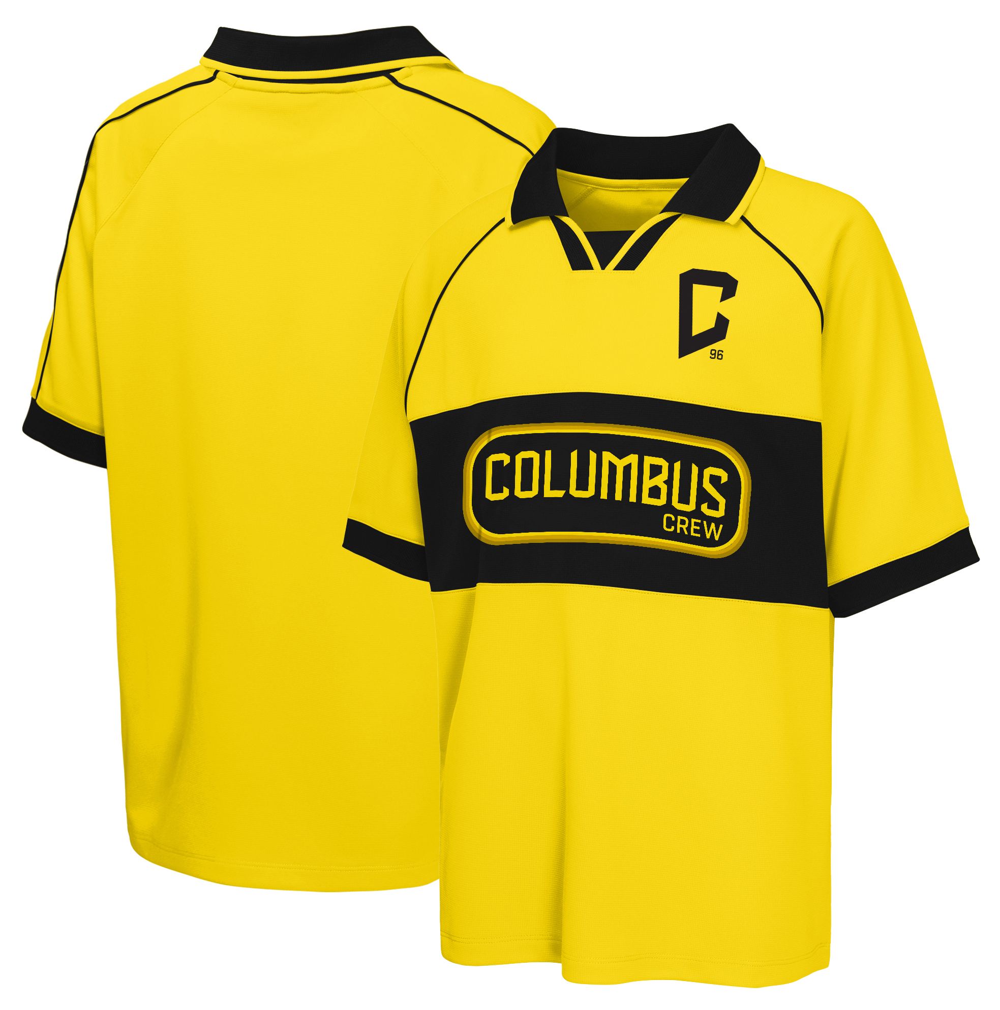 MLS Youth Columbus Crew Collar Yellow T-Shirt product image