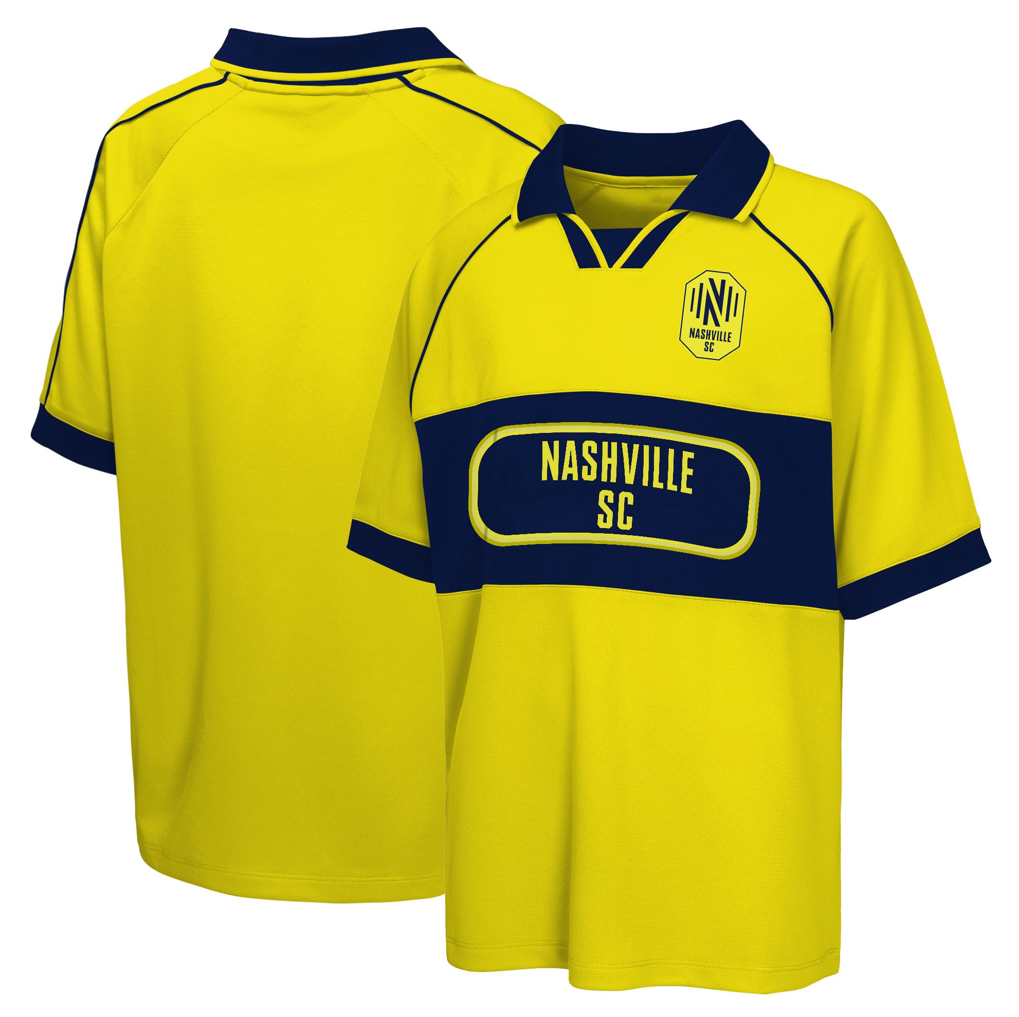 MLS Youth Nashville SC Collar Yellow T-Shirt product image