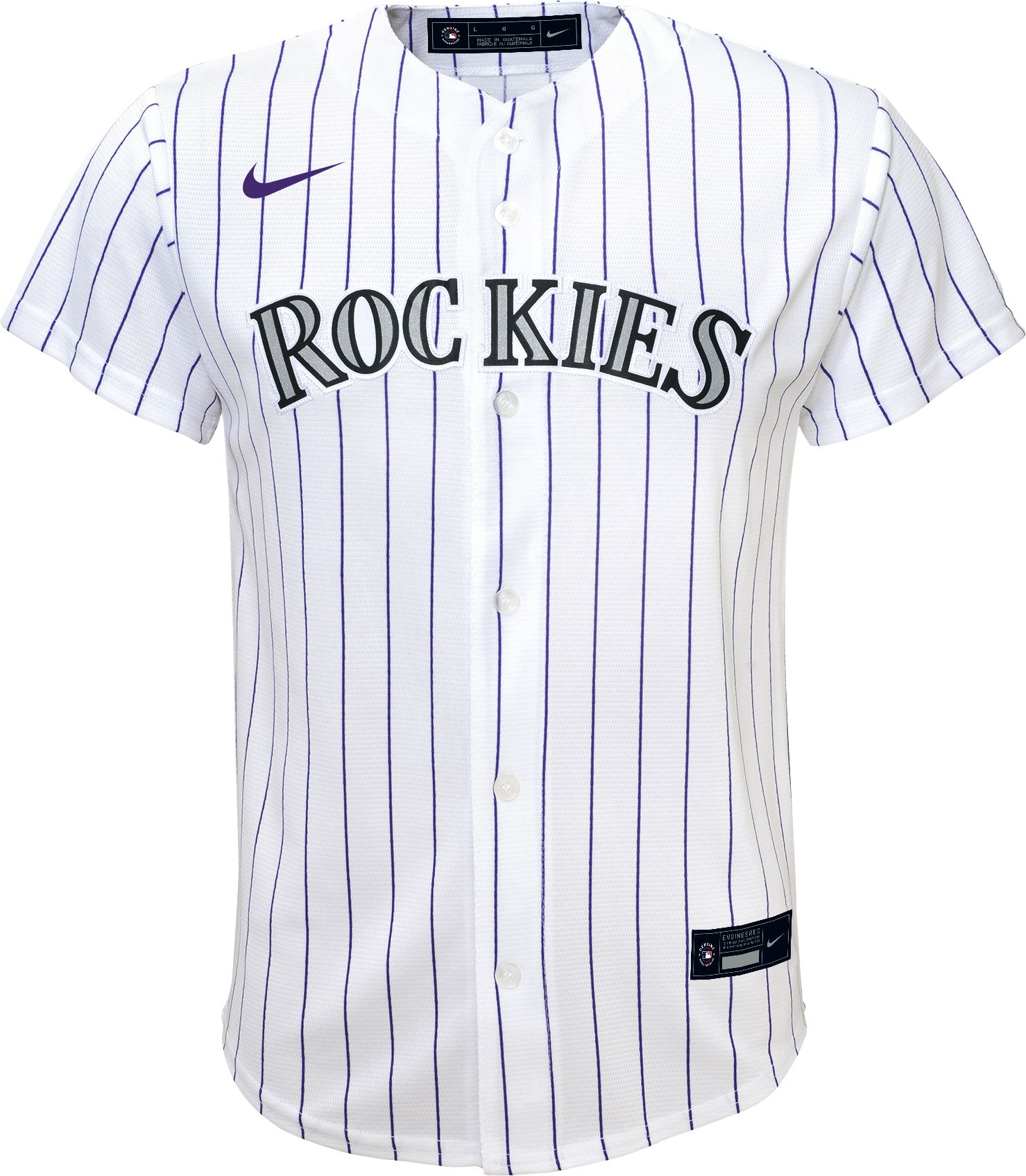 MLB Team Apparel Youth Colorado Rockies Kris Bryant #23 White Home Jersey product image