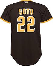 Women's Juan Soto San Diego Padres Authentic White /Brown Home Jersey