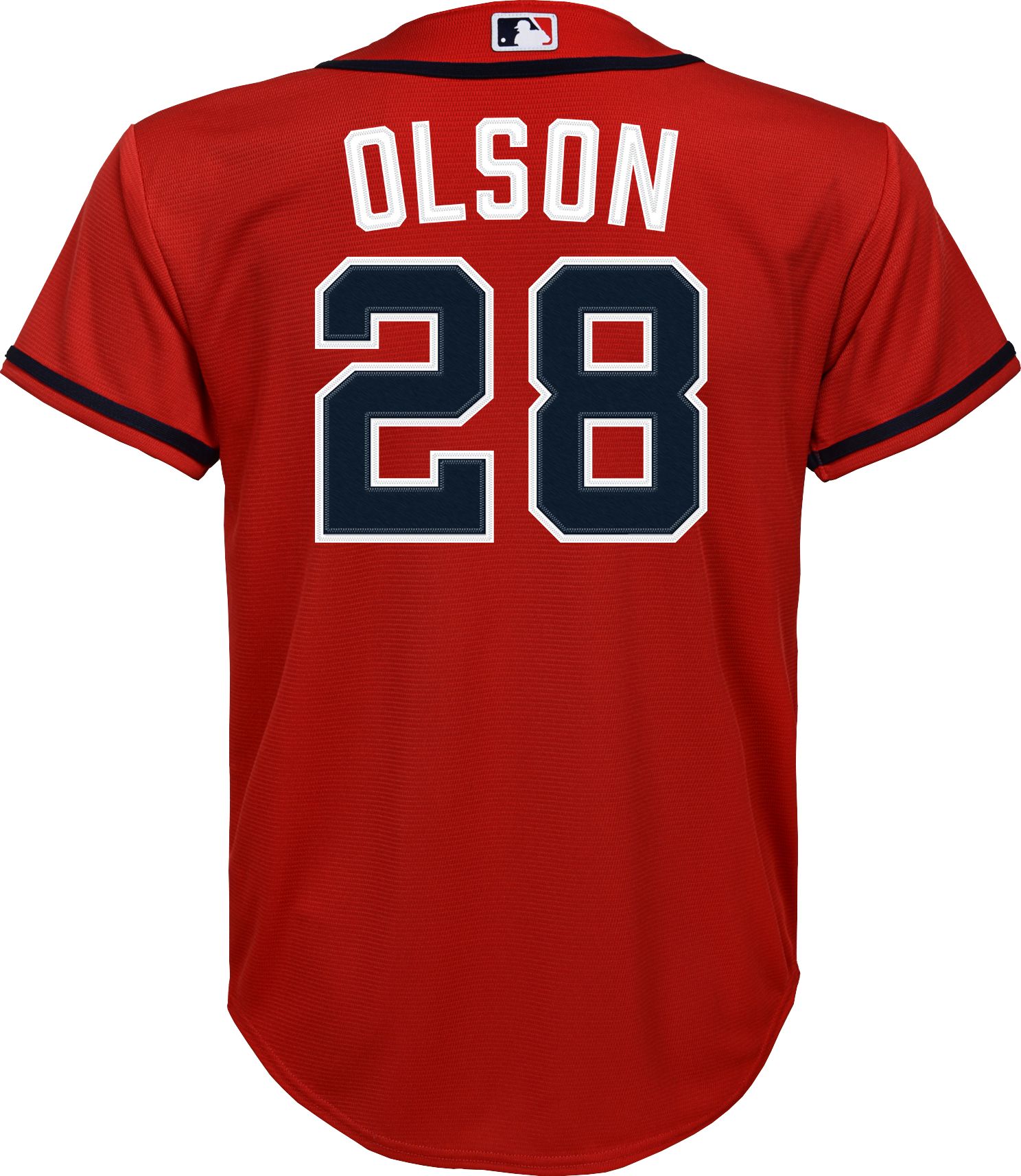 Matt Olson Nike Red Braves Jersey - XL