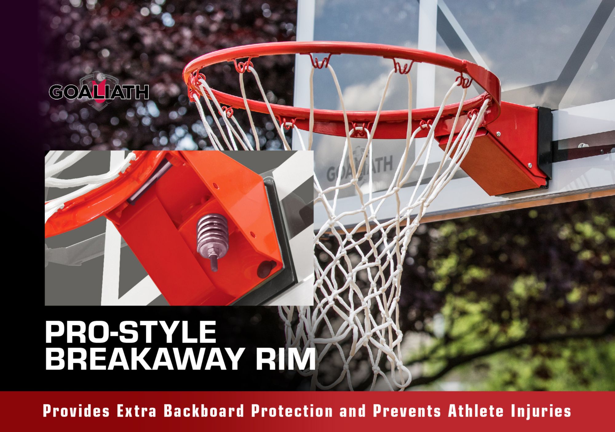 Goaliath 54” Polycarbonate In-Ground Basketball Hoop product image