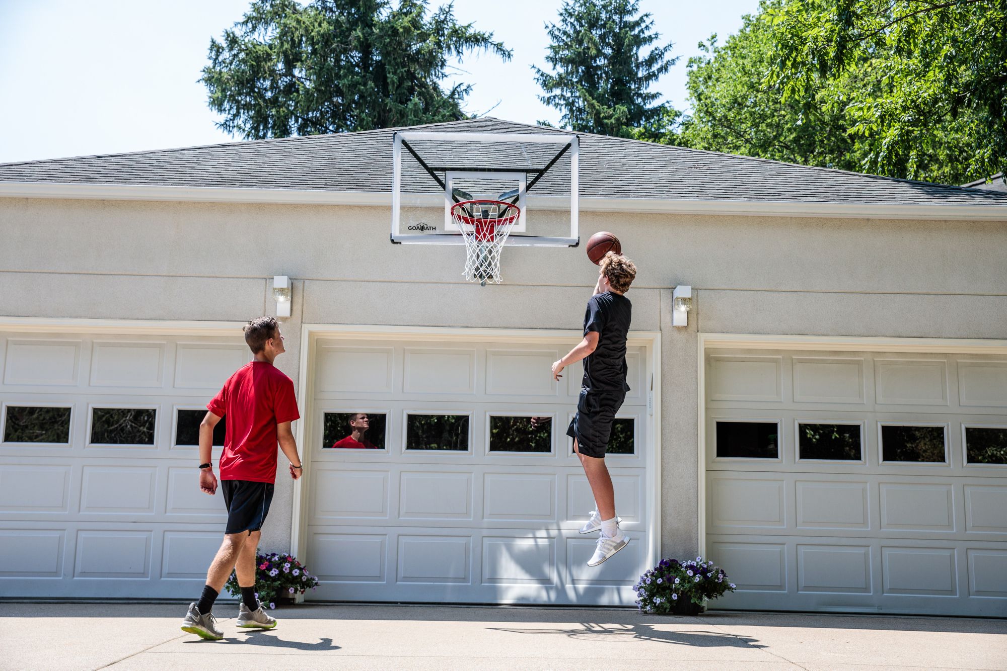Goaliath 54” Acrylic Wall Mount Basketball Hoop product image