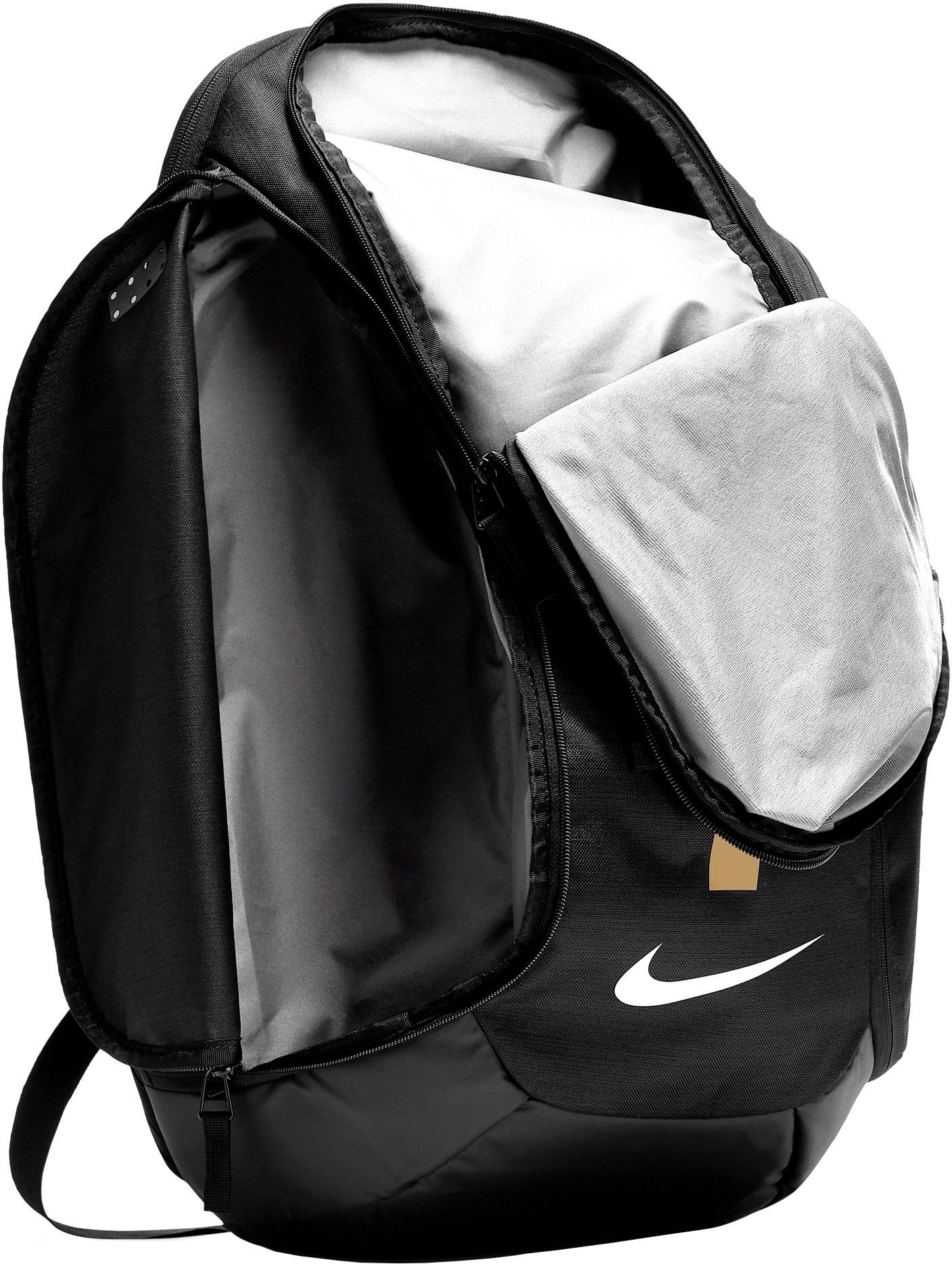 gold nike elite backpack