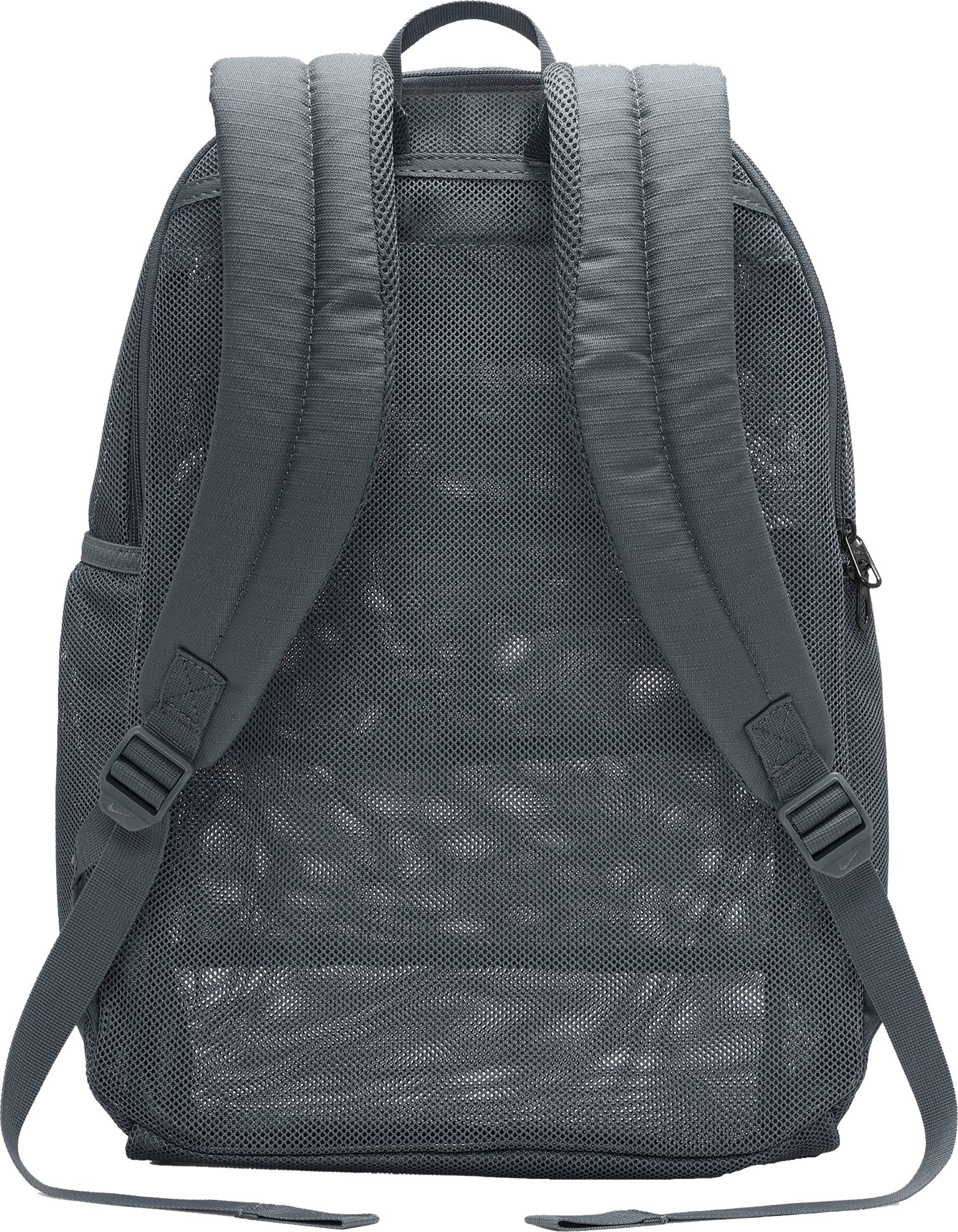 grey nike mesh backpack