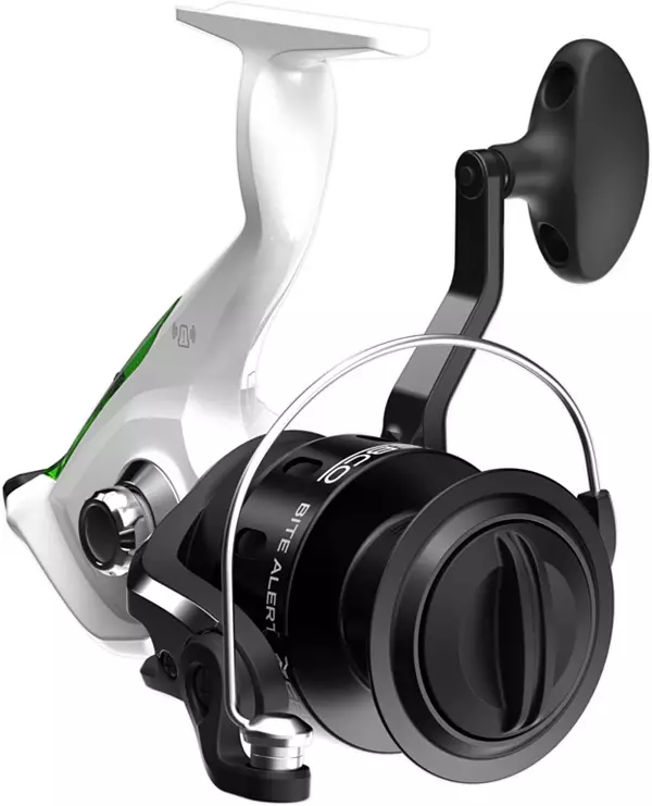 Zebco Bite Alert Spinning Reel and Fishing Rod Combo, 7 Ft. 2-Piece  Fiberglass Rod with Built-in Hook Keeper, Electronic Bite Alert Fishing  Reel with